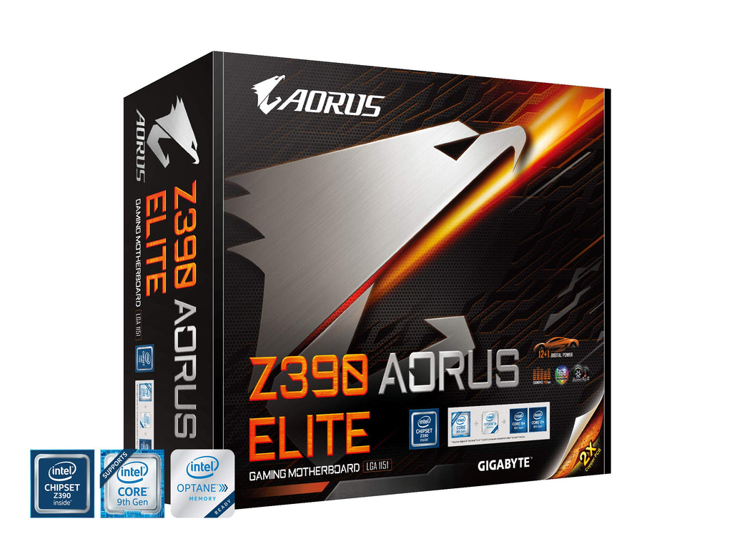 Gigabyte Z390 AORUS Elite (Intel LGA1151/Z390/ATX/2xM.2/Realtek ALC1220/RGB Fusion/Gaming Motherboard)