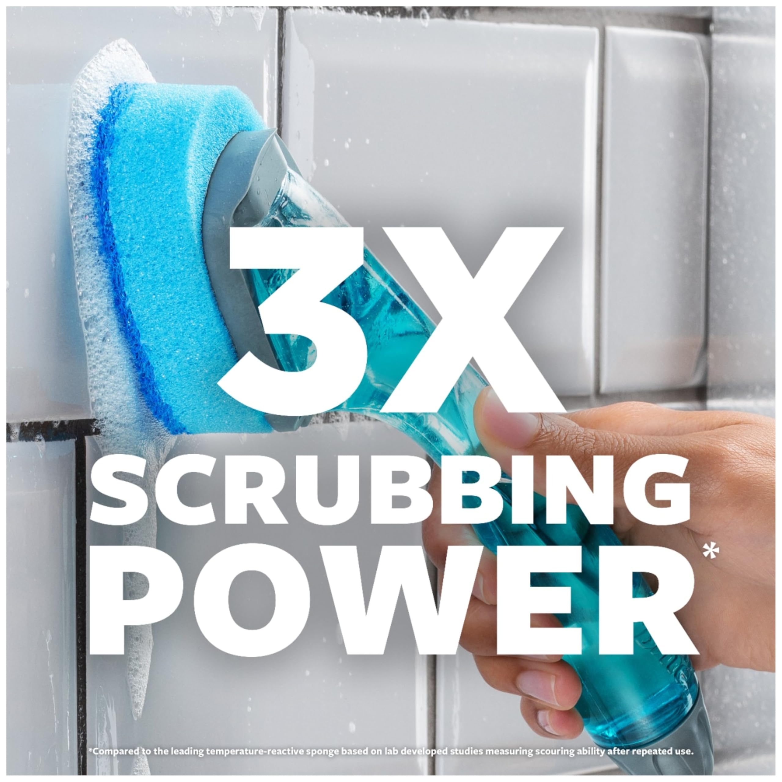 Scotch-Brite Non-Scratch Dishwand, Scrubber for Cleaning Kitchen, Bathroom, and Household, Non-Scratch Dish Scrubber Safe for Non-Stick Cookware, 1 Dishwand