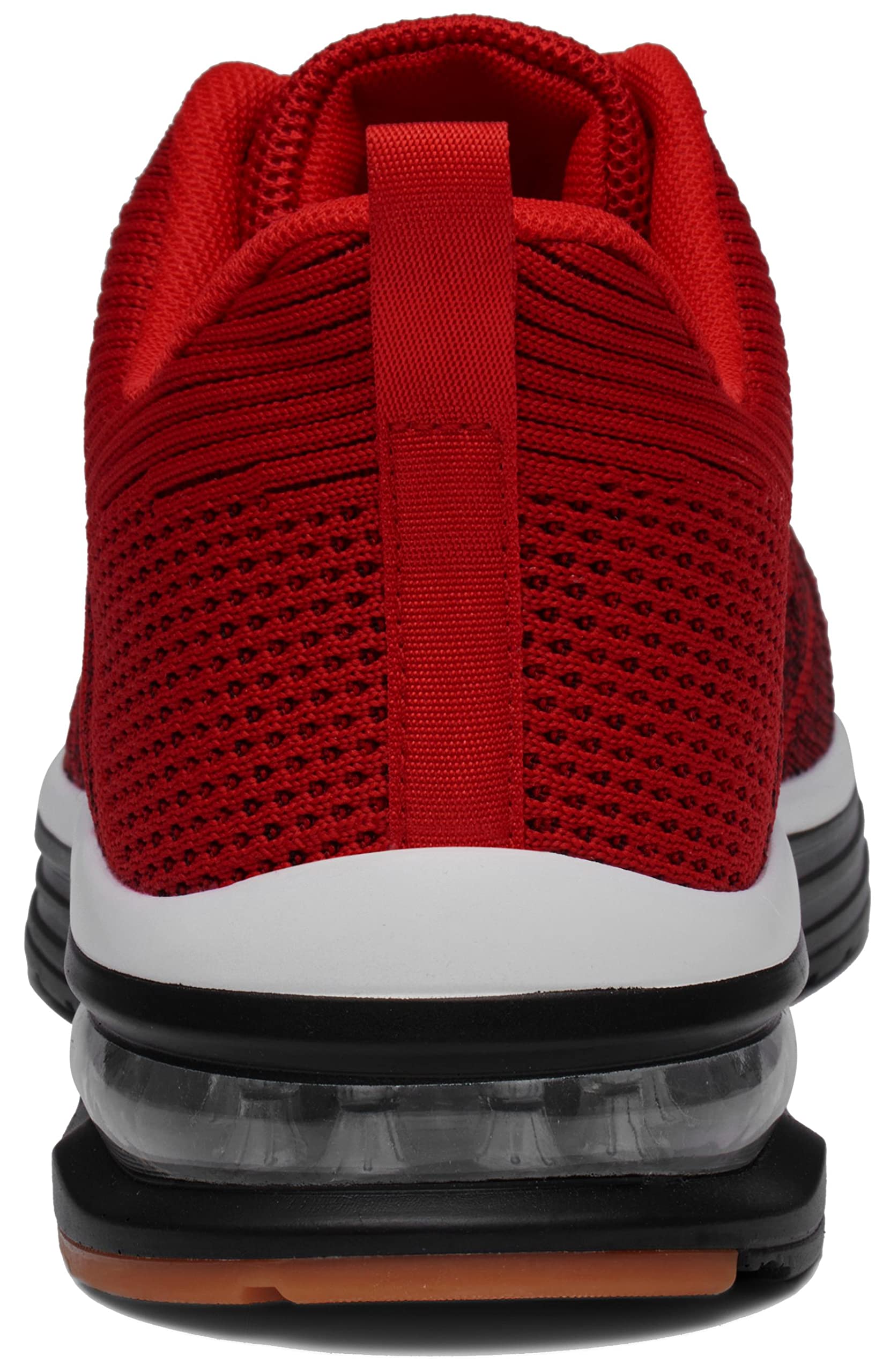 Mishansha Running Shoes for Men Sneakers Air Cushion Walking Shoes Comfortable Tennis Shoes Breathable Trail Running Shoes Cornell Red US 7.5