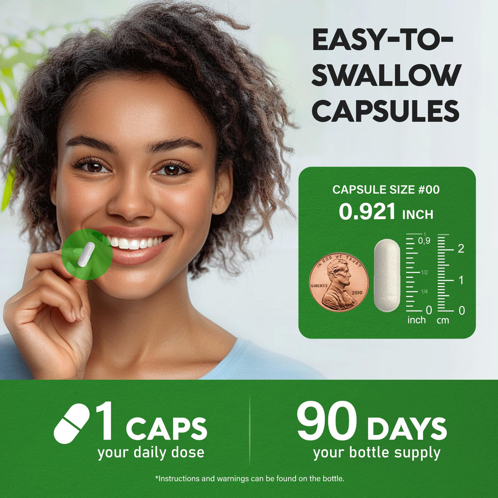 Bariatric Multivitamin - 45 mg Iron Supplements - Made in USA - for Women & Men - All-in-One, 21 Essential Vitamins - Gastric Sleeve Support - Free of Sugar, Gluten & Soy - 90 Capsules, Once Daily