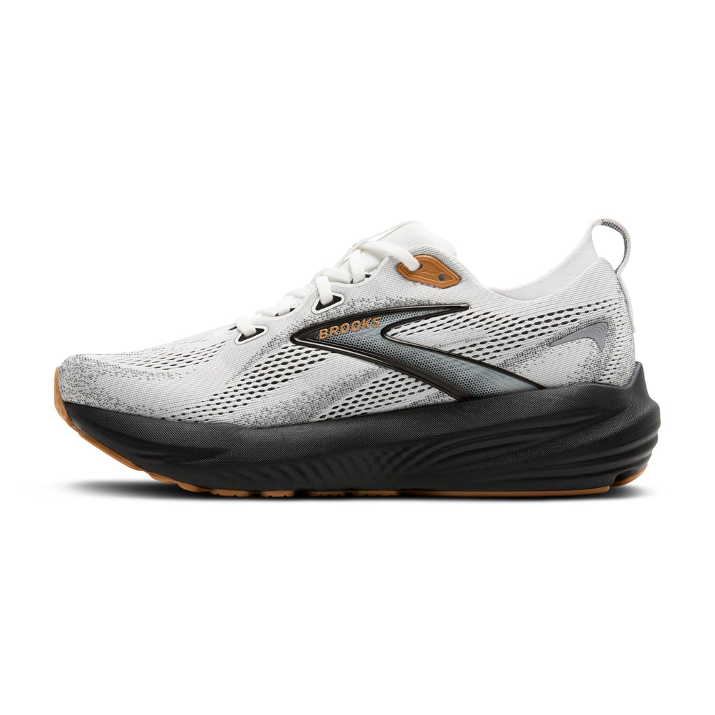 Brooks Men’s Glycerin 22 Neutral Running Shoe - White/Grey/Black - 12.5 Medium