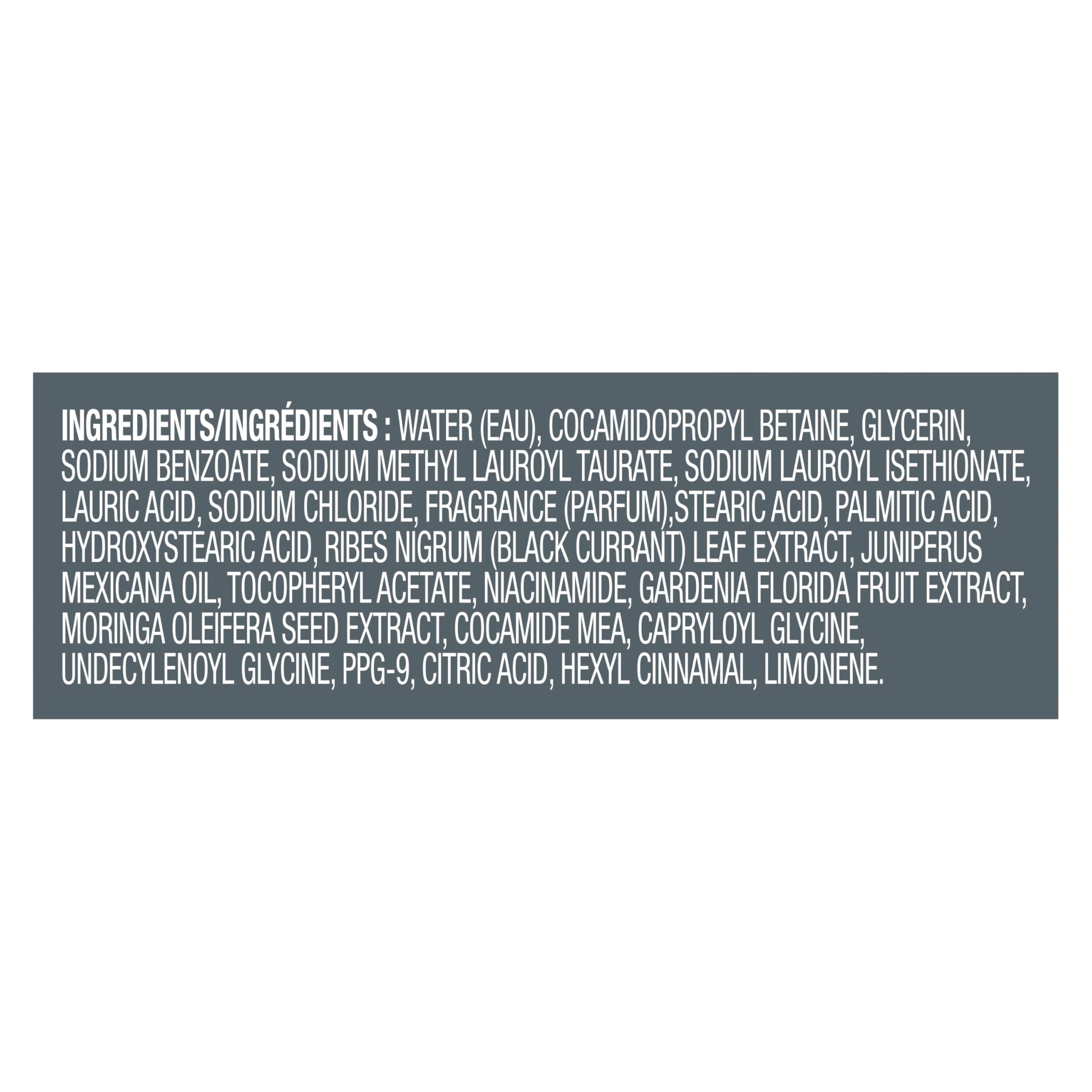 DOVE MEN + CARE Blackcurrant + Cedarwood Plant-Based Moisturizing Body Wash for Men, 26oz