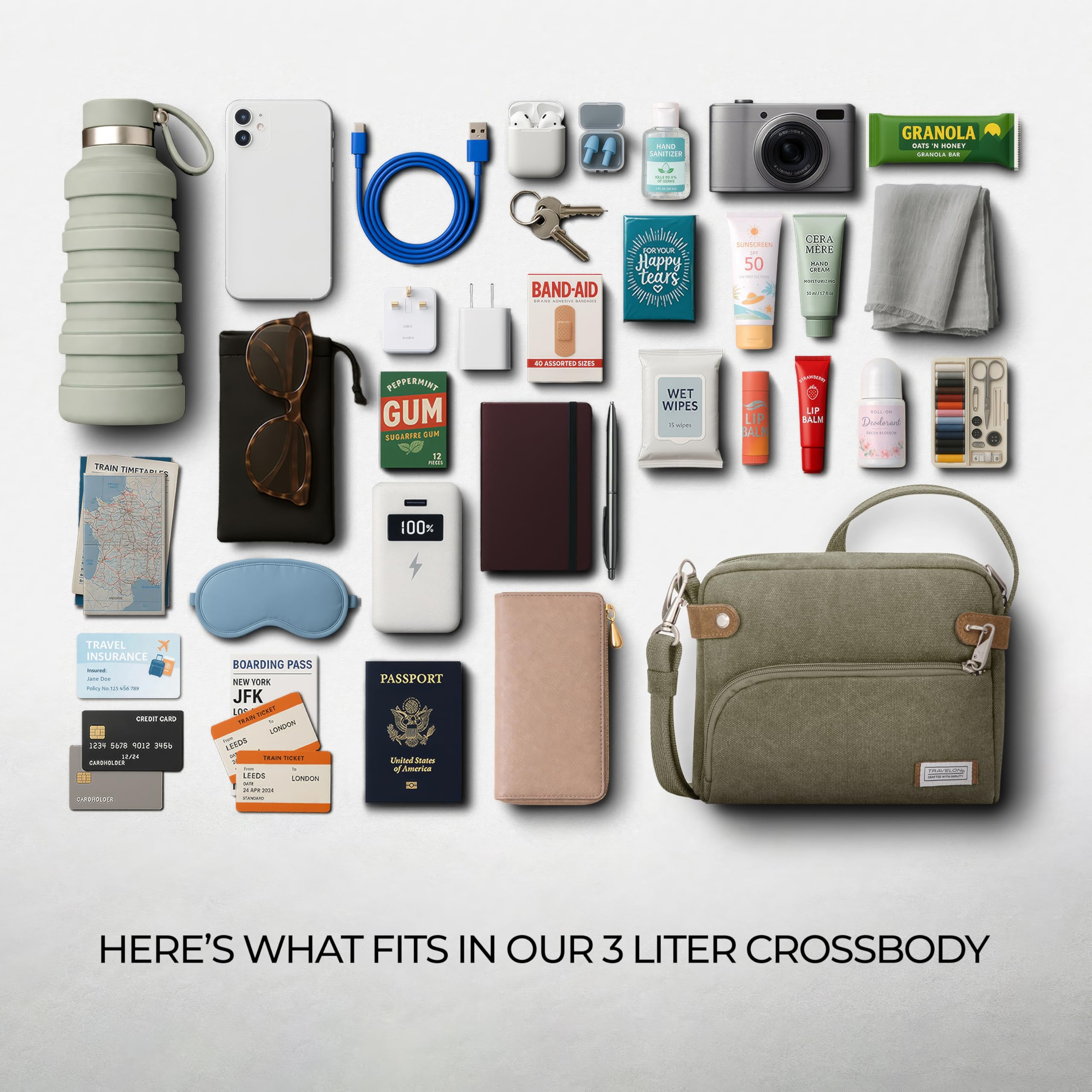 Travelon Anti-Theft Heritage Crossbody Bag