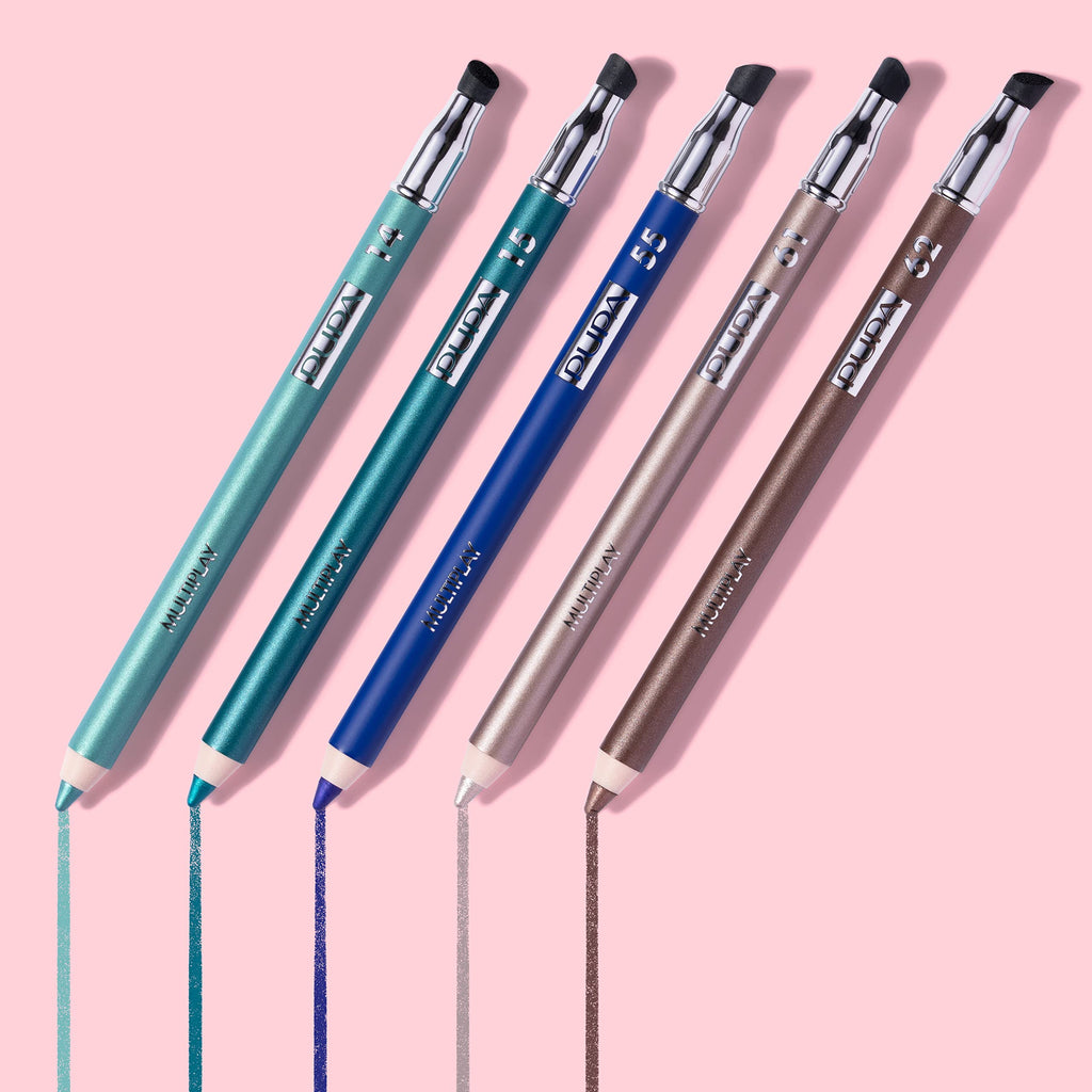 PUPA Milano Multiplay Eye Pencil - Multipurpose Pencil - Suitable For Sensitive Eyes - Soft And Smooth Texture - Paraben Free - Ophthalmologist Tested - Amazing Color - 74 I Love Brownie - 0.04 Oz