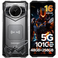 DOOGEE S200 5G Rugged Phone Unlocked, 6.72" FHD + 120 Hz Display & 1.32" Rear Screen, 48GB+256GB/2TB, Android 16 Rugged Smartphone, 10100mAh, 100MP+20MP Night Vision, IP68/IP69K/NFC/Fingerprint/GPS