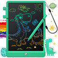FLUESTON LCD Writing Tablet, Doodle Board Toys Gifts for 3-8 Year Old Girls Boys, 10 Inch Colorful Electronic Board Drawing Pad for Kids, Gifts for Toddler Educational Learning Travel Christmas, Green