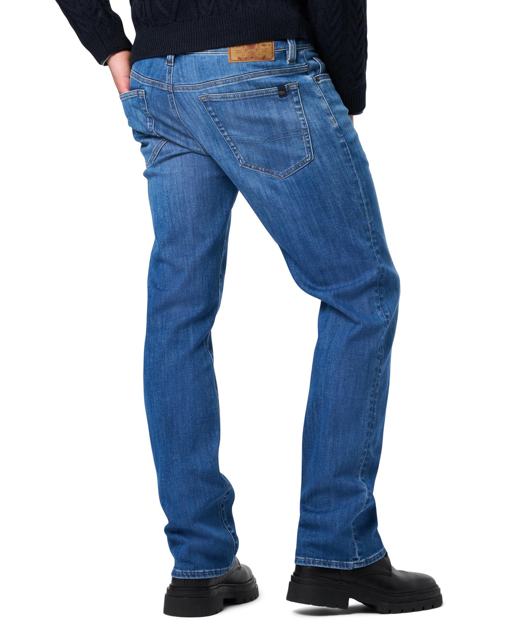 Buffalo David Bitton Men's Relaxed Straight Leg Driven Jean, Vintage Feel, 32W x 32L