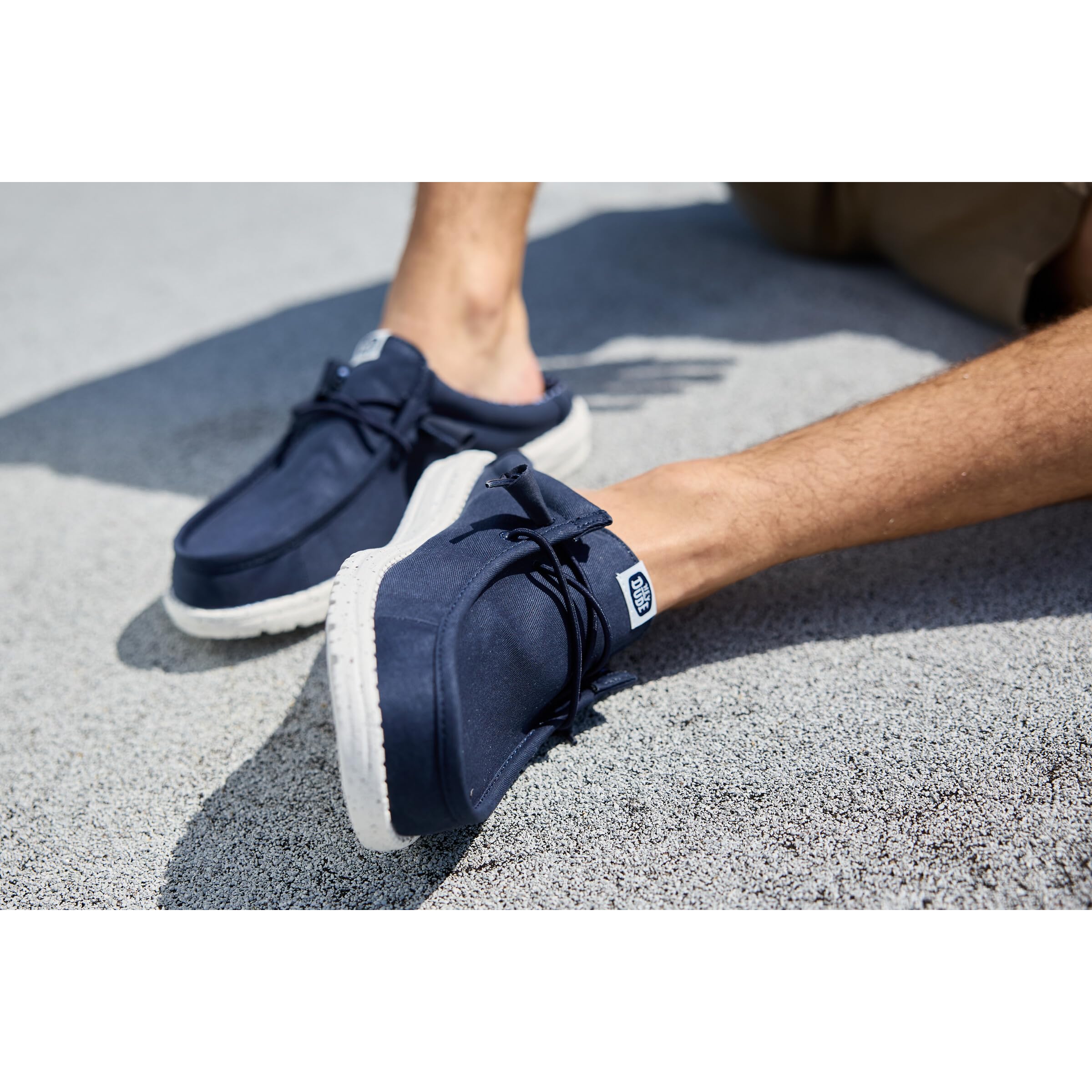 Wally Slip Stretch Canvas - Navy