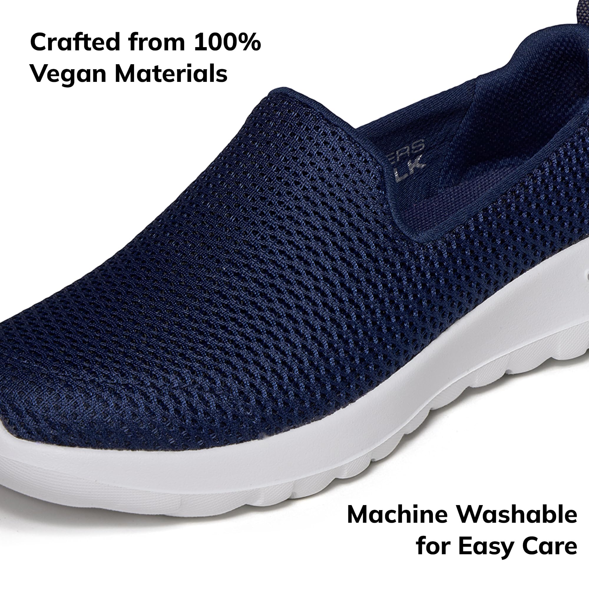 Skechers Women's Go Walk Joy Sneaker, Navy/White, 7