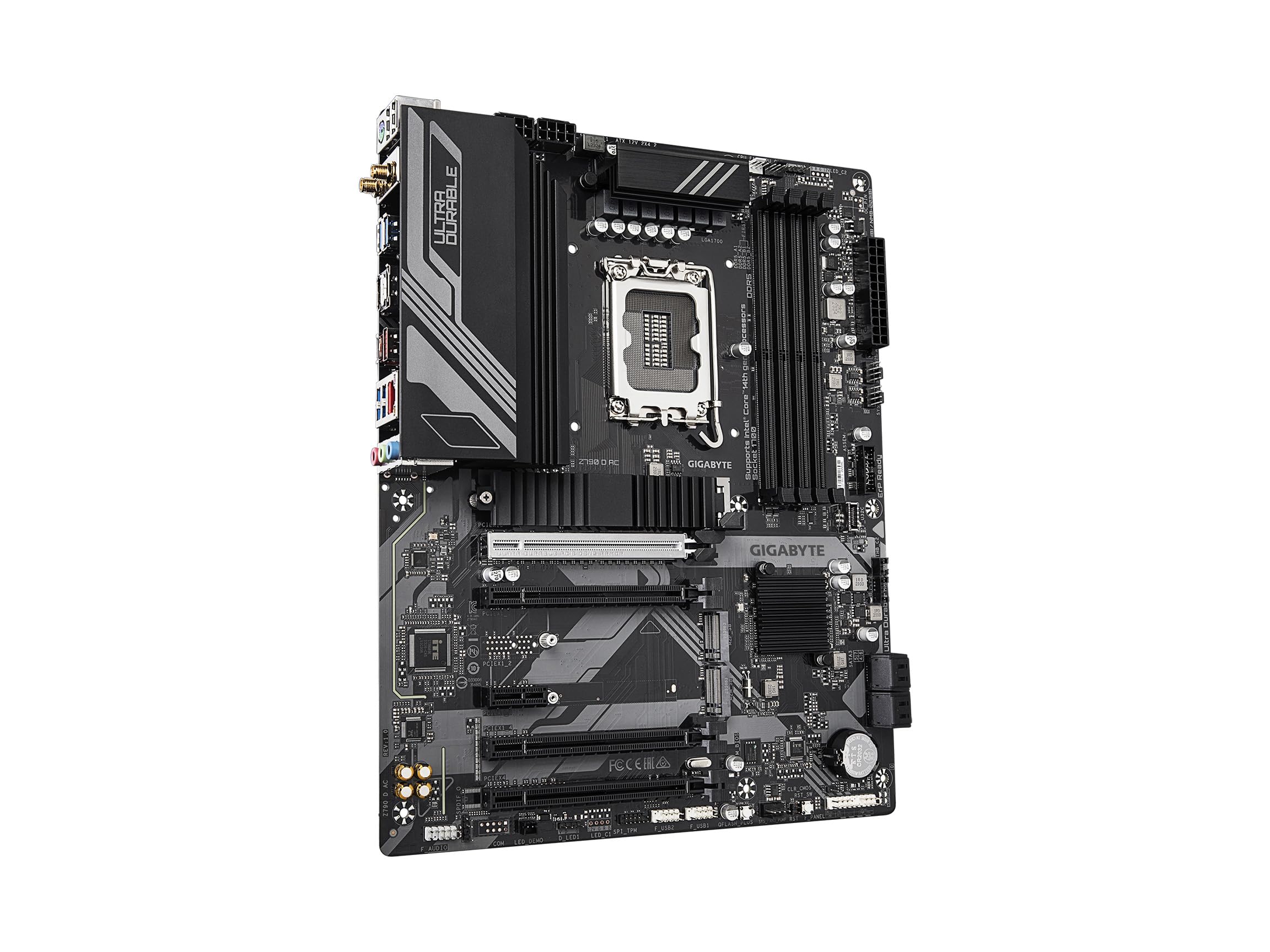 GIGABYTE Z790 D AC LGA 1700 Intel Z790 ATX Motherboard with DDR5, Triple M.2, PCIe 5.0, USB 3.2 Gen2X2 Type-C, 2.5GbE LAN, PCIe EZ-Latch, Multi-Key