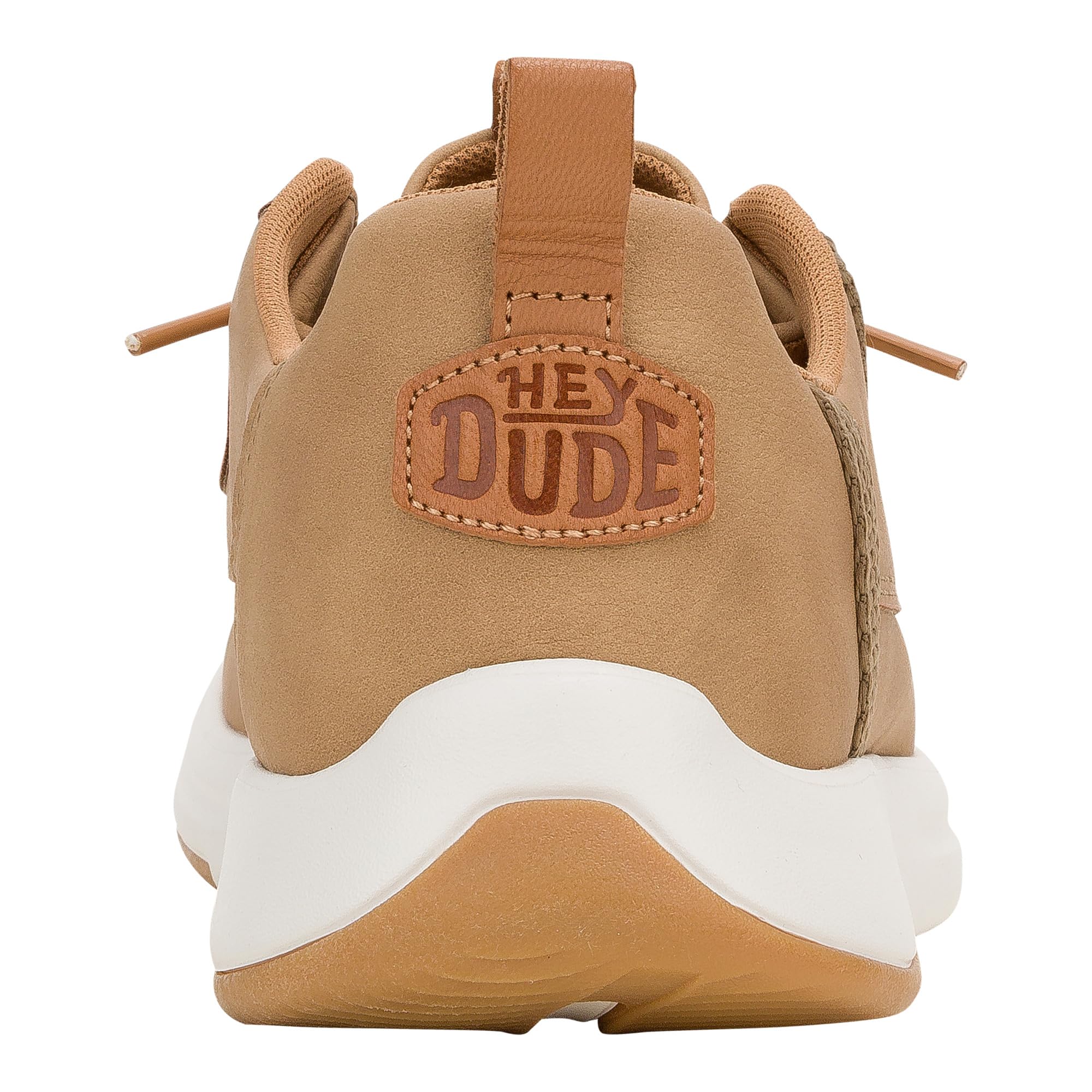 HEYDUDE Men’s Wally Drift Classic | Sepia Tint/White Size 11 | Slip On Shoes for Men | Lightweight Loafers | Easy On System | Cushioned Insole