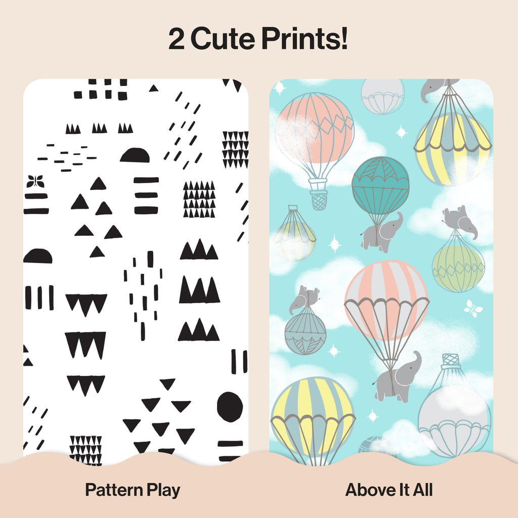The Honest Company Comfort Dry Disposable Diapers for Sensitive Skin, Hypoallergenic, Fragrance-Free, Above It All + Pattern Play, Club Box Size 1 (8-14 lbs), 78 Count