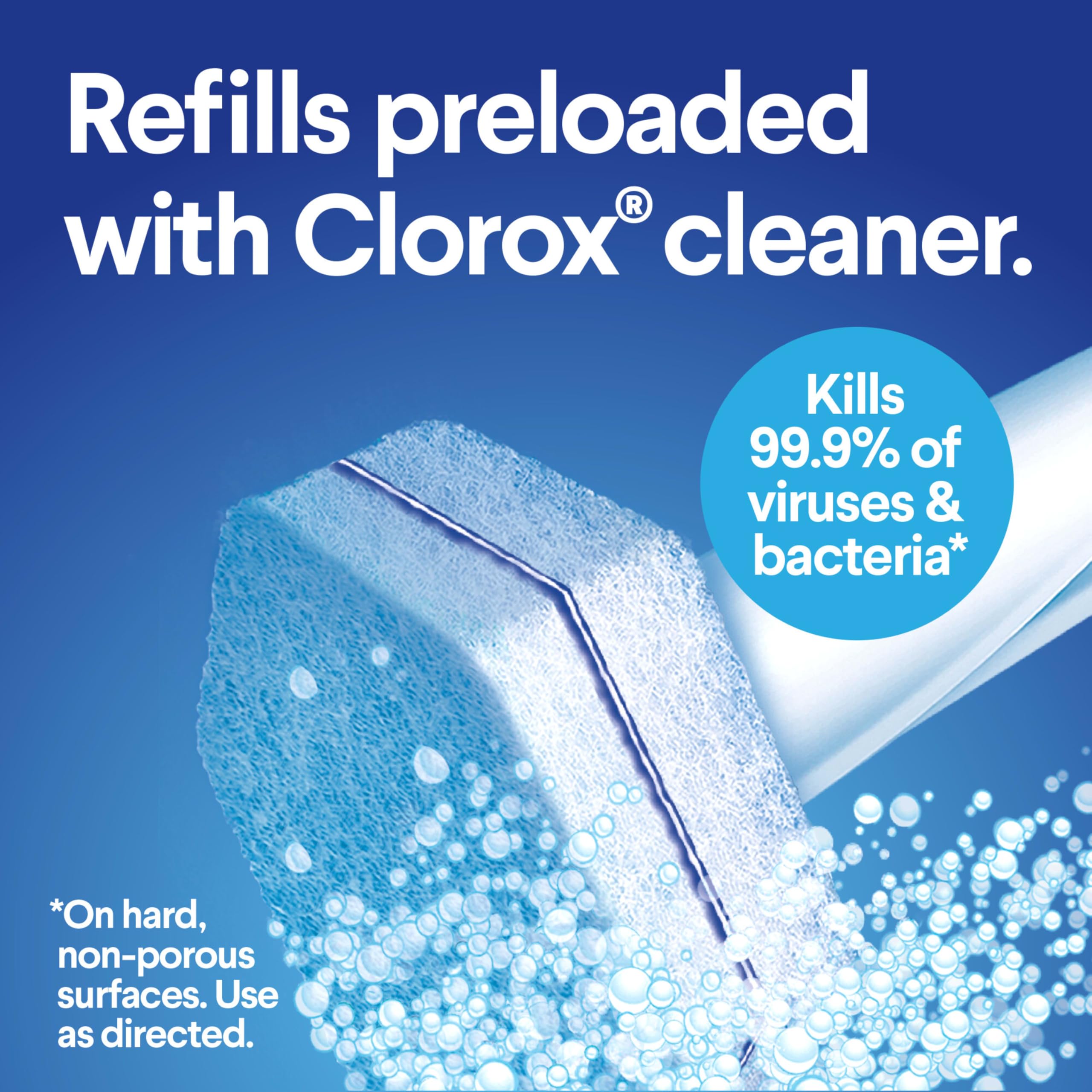 Clorox ToiletWand Disinfecting Refills, Disposable Wand Heads, 30 Count (Package May Vary)