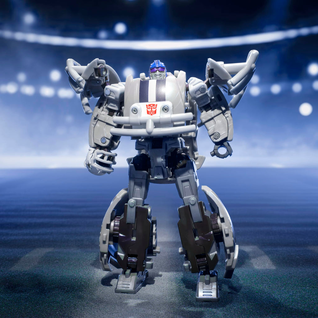 Transformers NFL Dallas Cowboys Starblitz 5.5-Inch Action Figure Changes from Robot to Helmet, Football Toys for Ages 8+