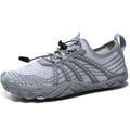 ZOOFLEX Water Shoes for Women Men, Quick Dry Barefoot Shoes,River Shoes for Outdoor Sports and Exercise Grey