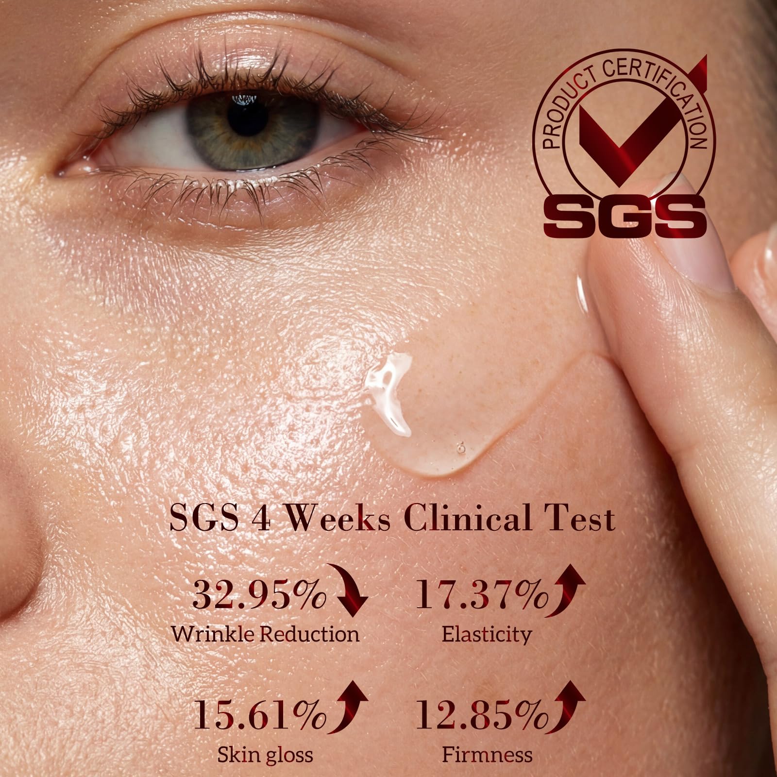 HKH Bakuchiol Retinol Serum For Face: 30 Capsules Anti-Aging Serum Sensitive Skin - SGS Tested Wrinkle Reduction in 4 Weeks - Night Repair Serum With Peptides & Plant-Based Retinol - Travel-Friendly