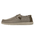 HEYDUDE Men's Wally Sox | Men?s Shoes | Men's Lace Up Loafers | Comfortable & Light-Weight Beige