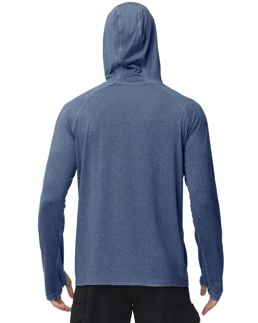 Roadbox UPF 50+ Fishing Shirts for Men Long Sleeve UV Sun Protection Hoodie Outdoor Hiking Shirts
