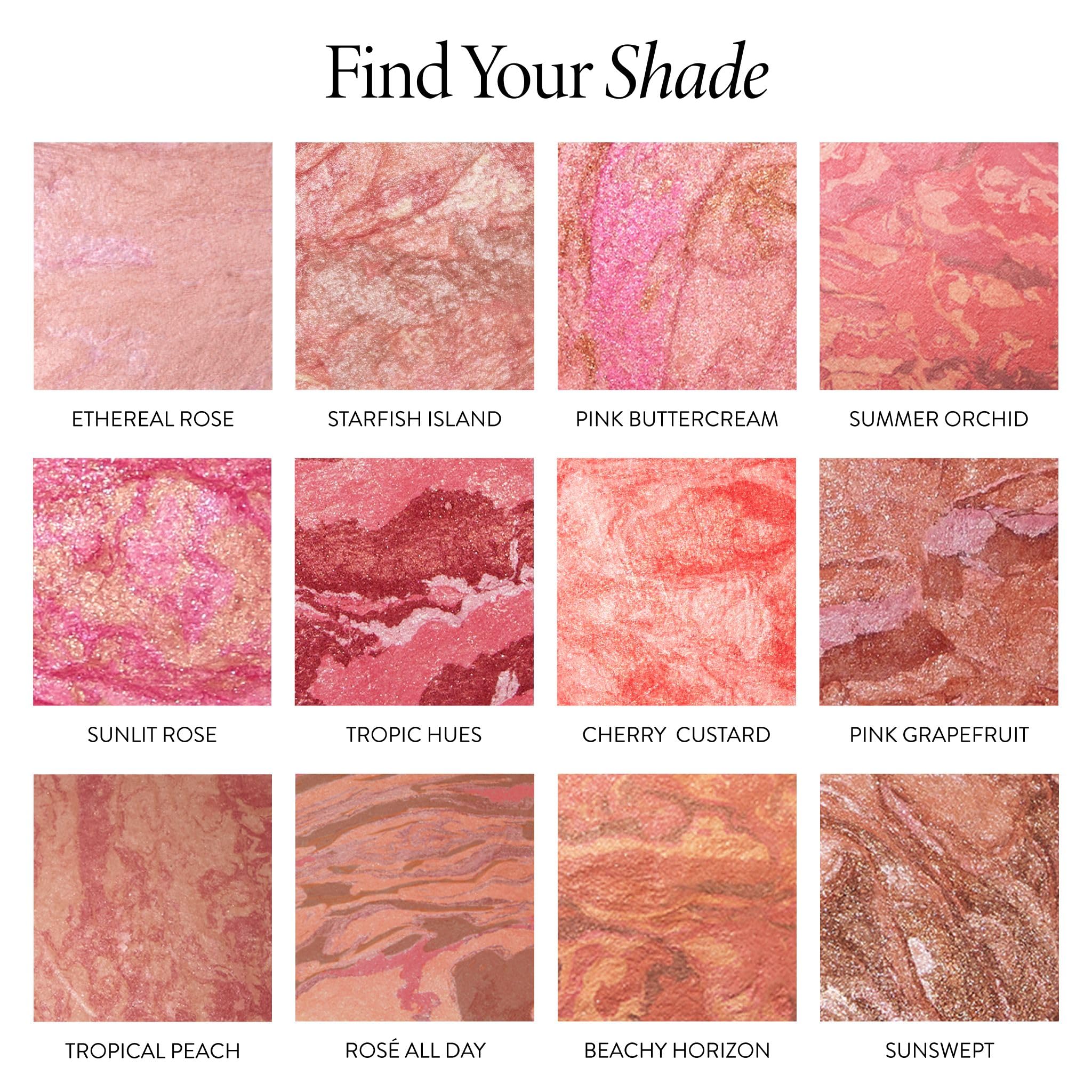 LAURA GELLER NEW YORK Baked Blush-n-Brighten Marbleized Blush for Cheeks - Pink Grapefruit - Satin Finish - Buildable Color
