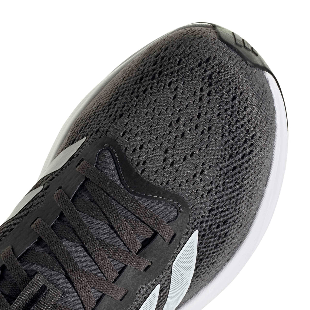 adidas Men's Response Pace Running, Black/White/Matte Silver, 8.5