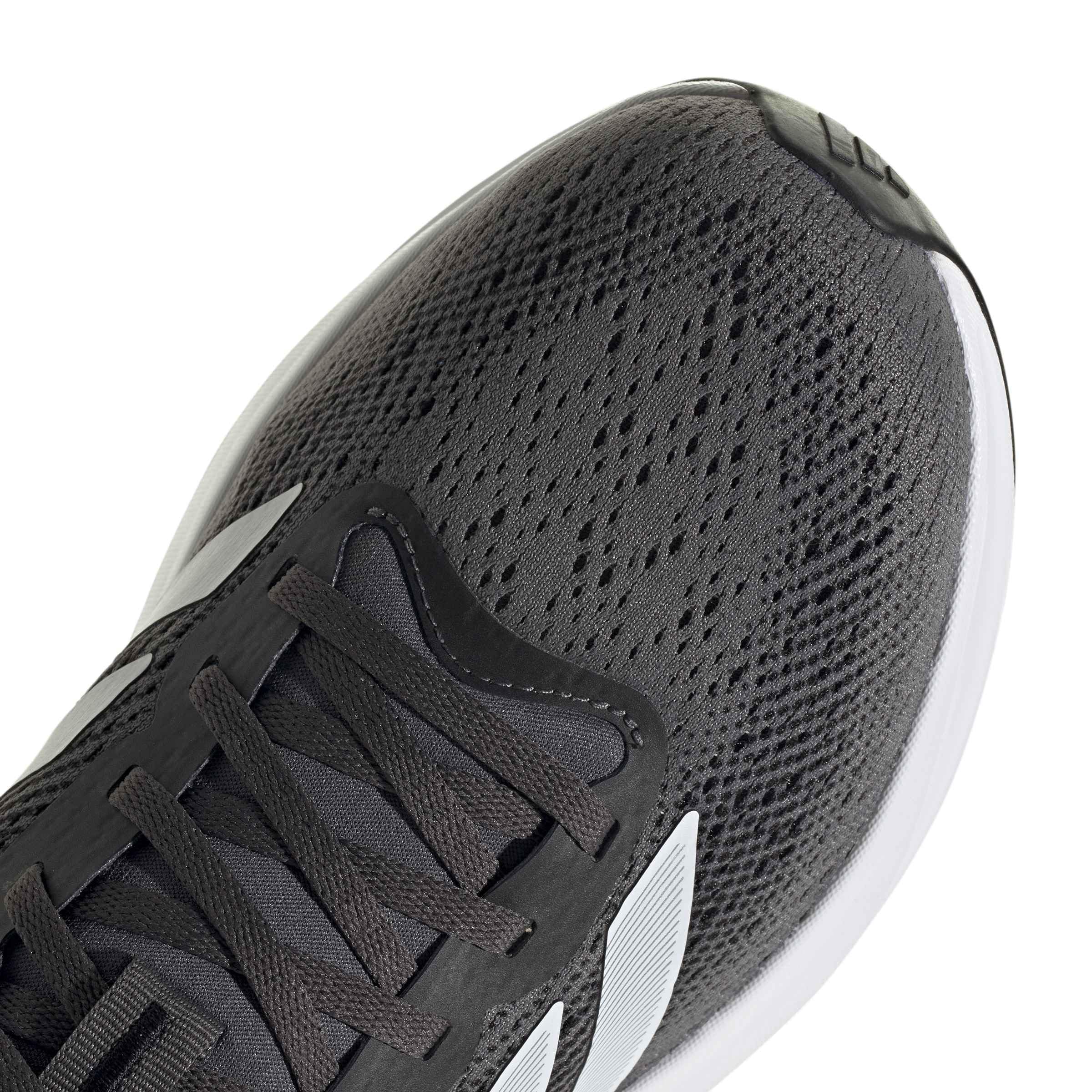 adidas Men's Response Pace Running, Black/White/Matte Silver, 8.5