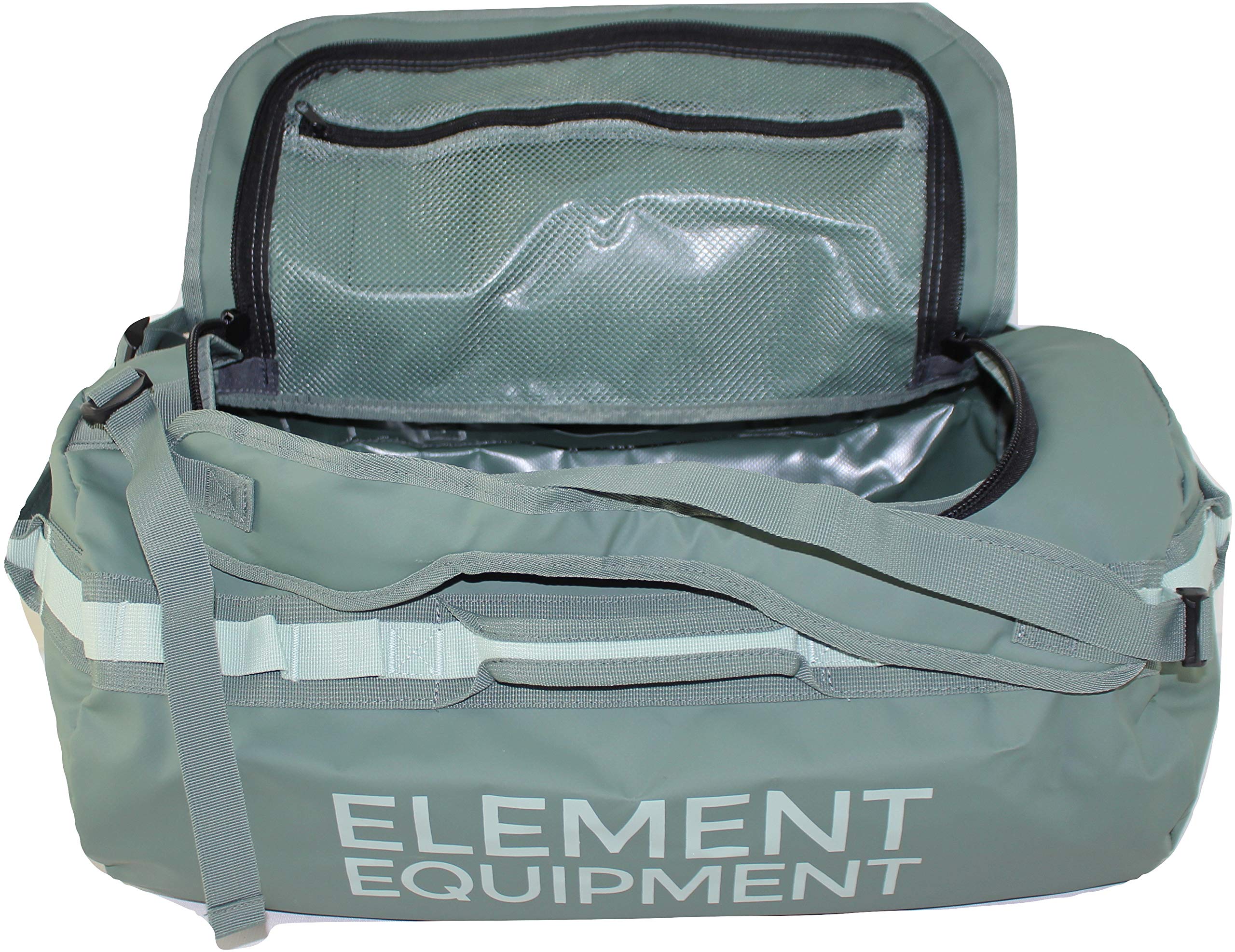 Element Equipment Trailhead Duffel Bag Shoulder Straps Waterproof Olive/Green Medium