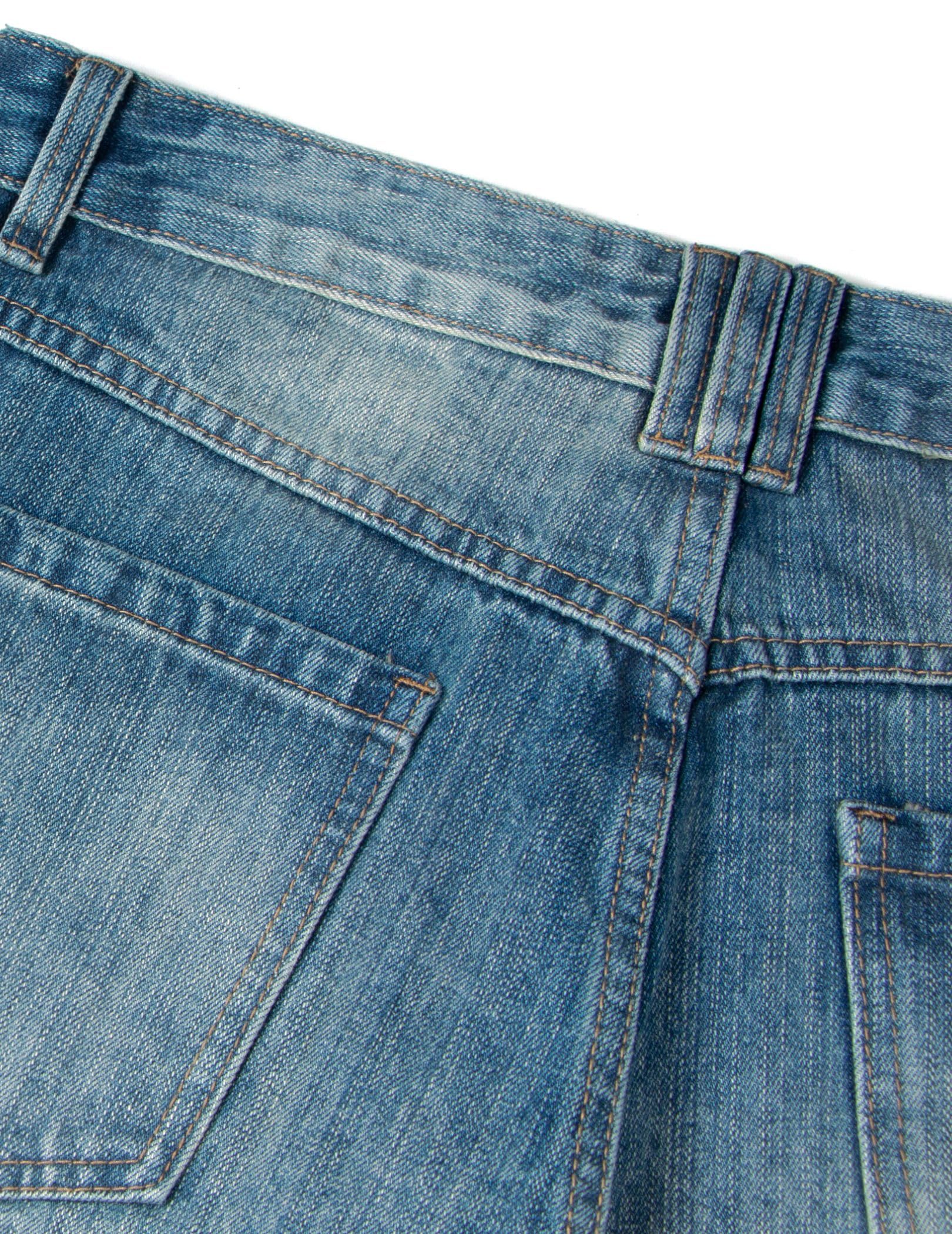 Aelfric Eden Baggy Barrel Jeans Wide Leg Denim Retro Washed Straight Leg Jeans Unisex Casual Y2k Streetwear Pants Trouser Blue 26