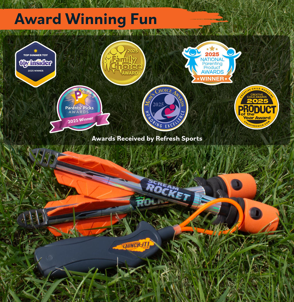 Toy Rocket Launcher for Kids: Best Easter Gifts for Boys & Girls All Ages 8 & Up - Slingshot Rockets Launchers - Easter Basket Stuffers for Teens - Outdoor Toys Gifts for 8 9 10 11 12 13 Year Old Boys