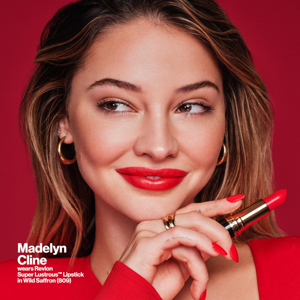 Revlon Super Lustrous Lipstick, Creamy Formula For Soft, Fuller-Looking Lips, Moisturized Feel, 628 Peach Me, 0.15 oz