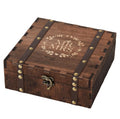 AW BRIDAL Mr and Mrs Wedding Keepsake Box for Couples, Bridal Shower Gifts for Bride to Be, 2026 Engagement Gift for Newly Engaged Couple, Wooden Memory Boxes with Lids