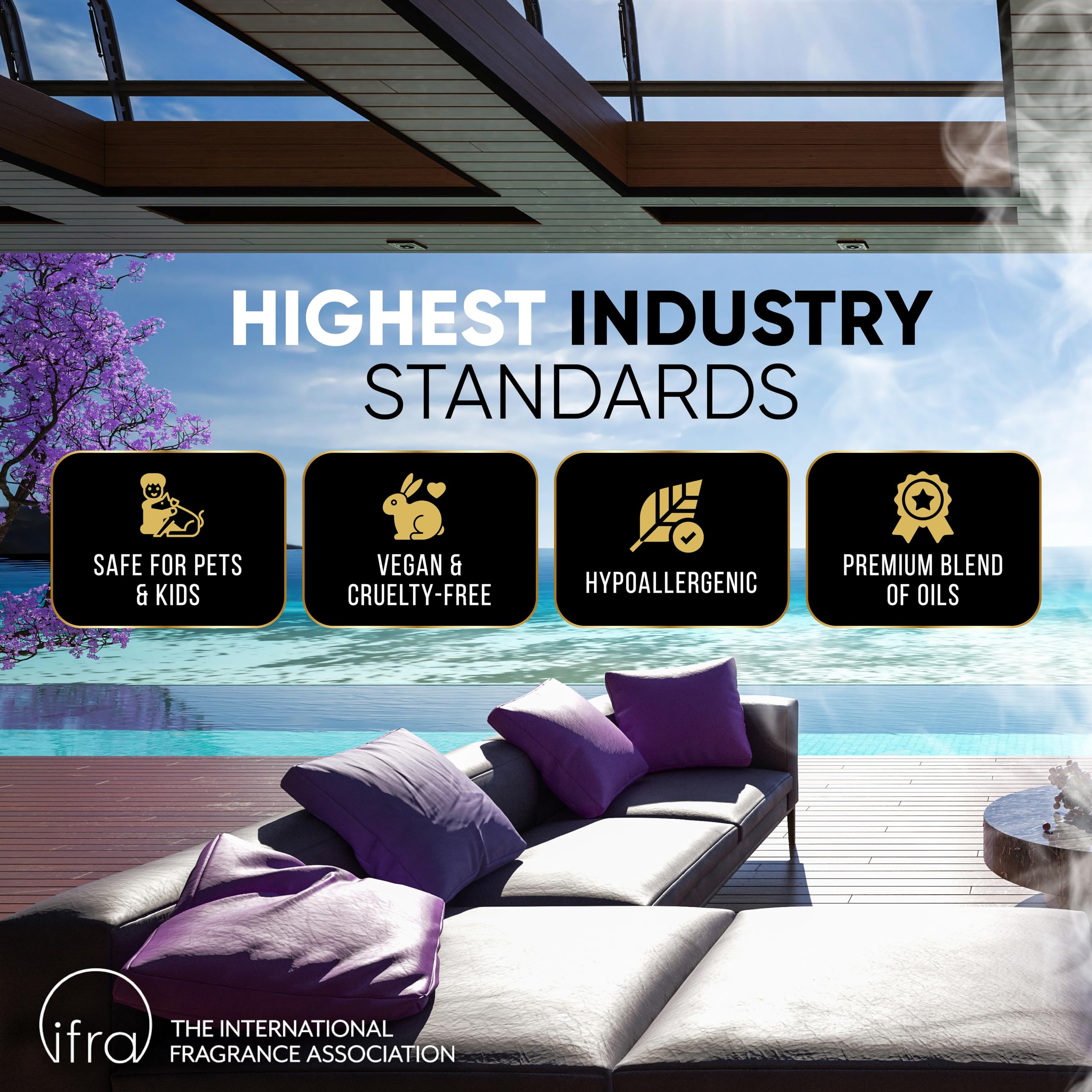 Luxury Hotel Diffuser Oil for Hotels and Homes - Aromatherapy Oils for use with an Essential Oil Diffuser at Home - Fragrance-Scent Diffuser Oil Blend (The Penthouse) 4.05fl oz (120ml)