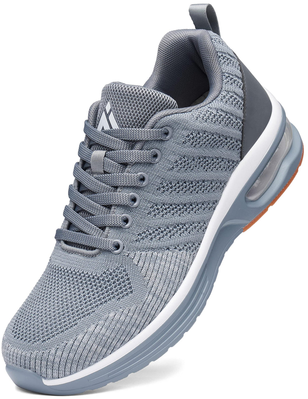 Mishansha Running Shoes for Men Sneakers Air Cushion Walking Shoes Comfortable Tennis Shoes Breathable Trail Running Shoes Grey US 14