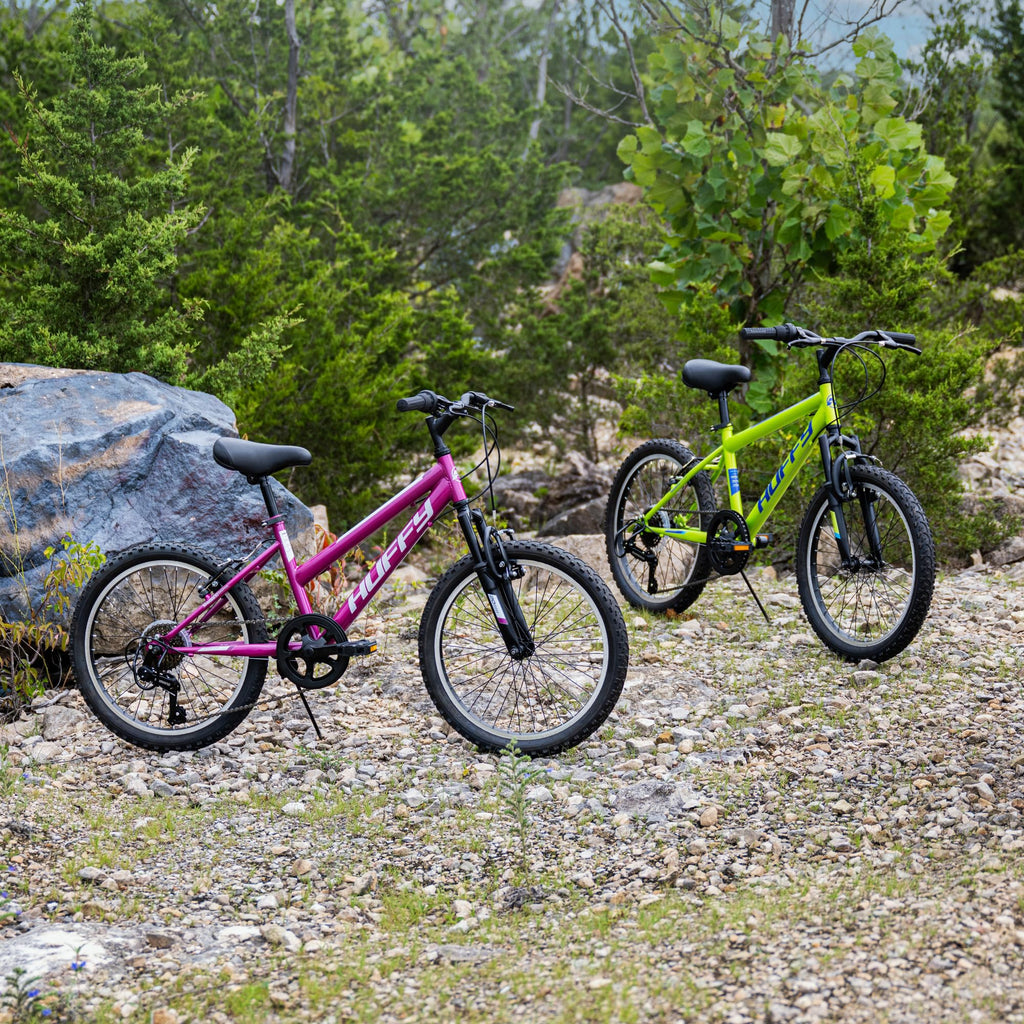 Huffy Stone Mountain Womens 20 Inch Mountain Bike, Orchid Gloss Frame, 6-Speed Shimano Twist Shifting, Front Suspension, Comfort Saddle | 20"/24"/26" Sizes, 6-21 Speeds, Dual Suspension Available