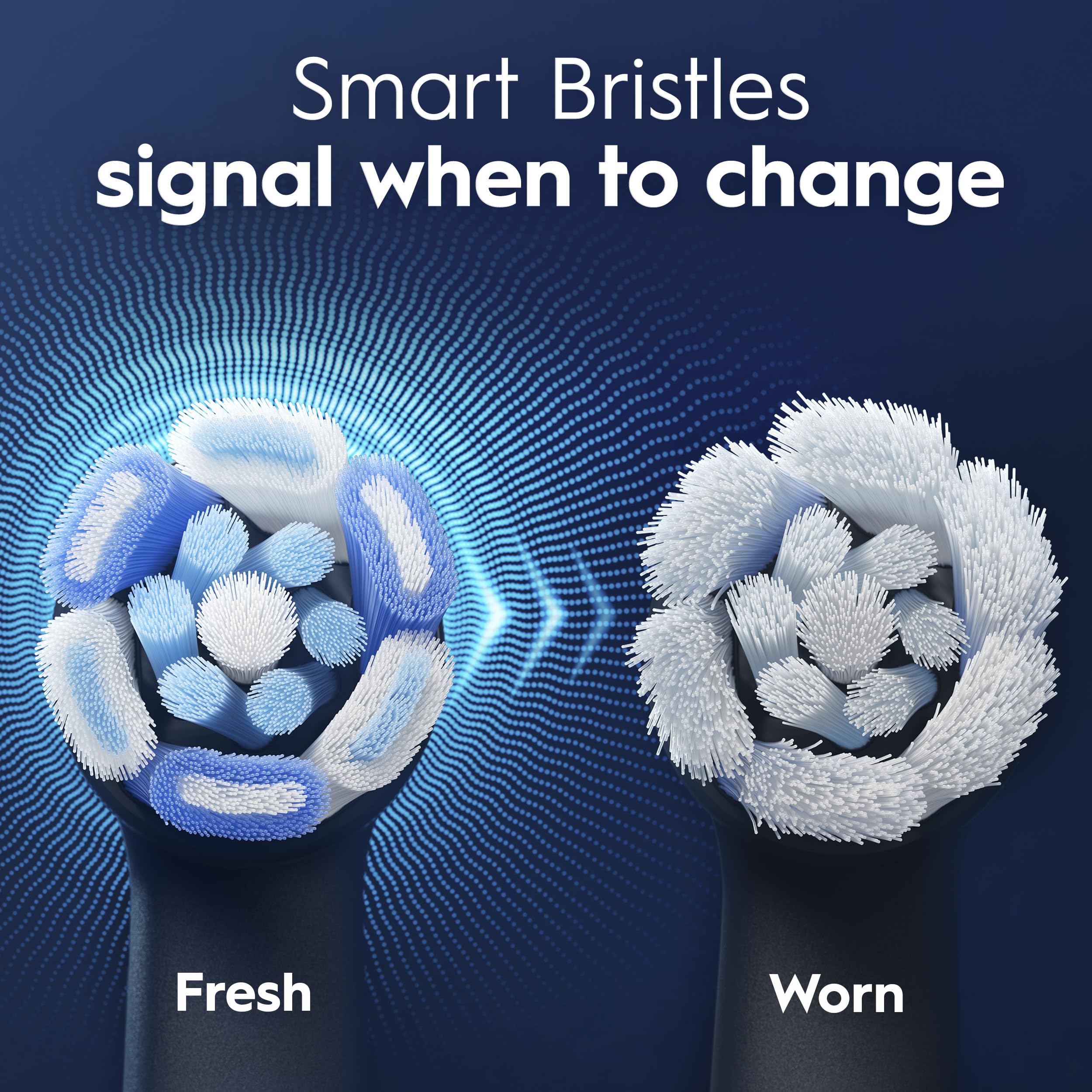 Oral-B iO Ultimate Clean Replacement Brush Heads, 5 Count, 4 Ultimate Clean + 1 Gum & Sensitive Black
