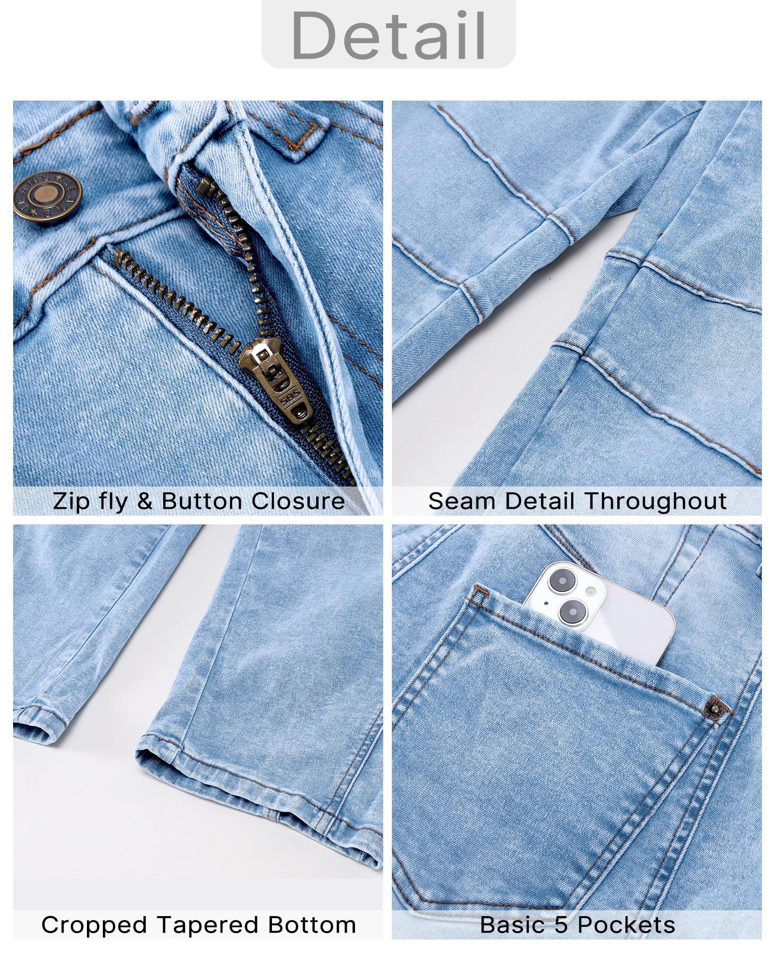 GRAPENT Barrel Jeans Womens Stretch Cute Jeans for Women High Waisted Baggy Jean Pants Tummy Control Jean Trousers High Waist Womens Wide Leg Denim Pants Color Roadnight Blue X-Large Size 16 Size 18