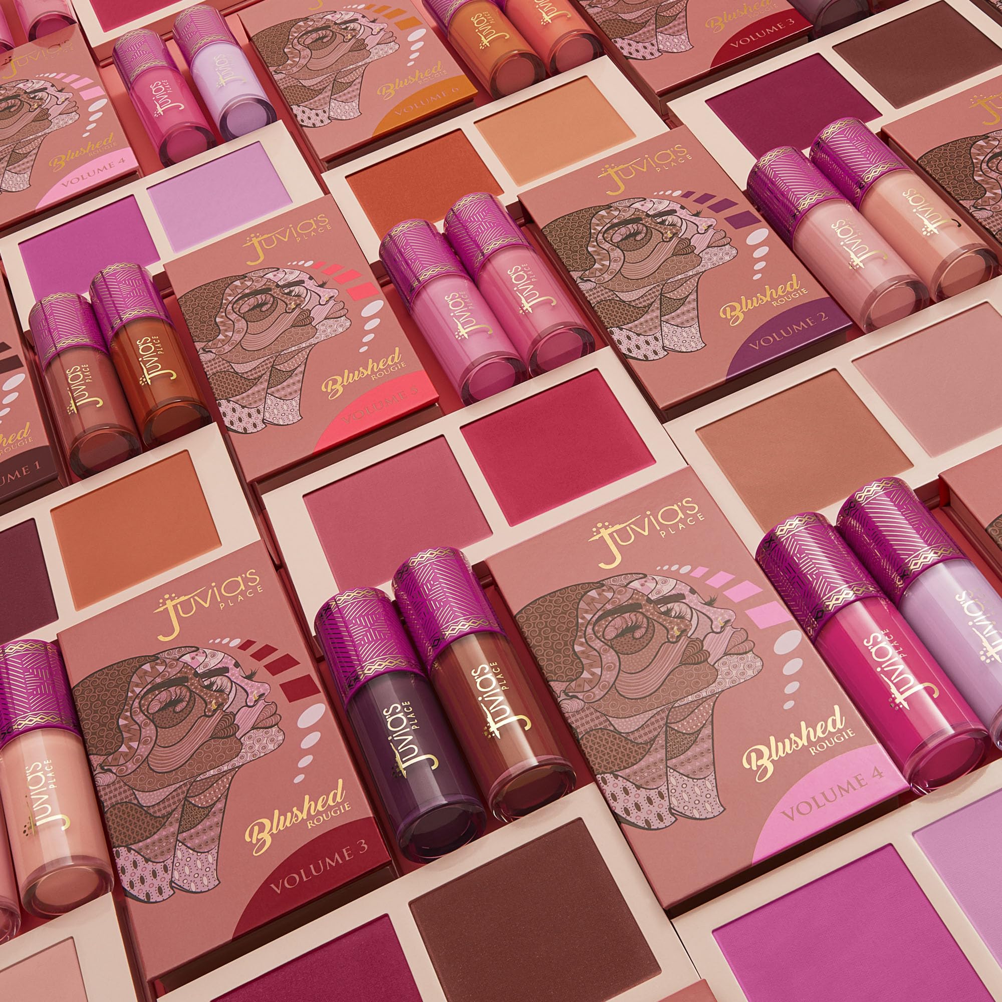 Juvia's Place Blushed Liquid Blush BlushLily - Dewy Tint Cheeks Makeup Glow Pigment Effortless Beauty Long Lasting Cosmetics Soft Creamy Natural Buildable All Skin Color Light Flawless Finish Blend