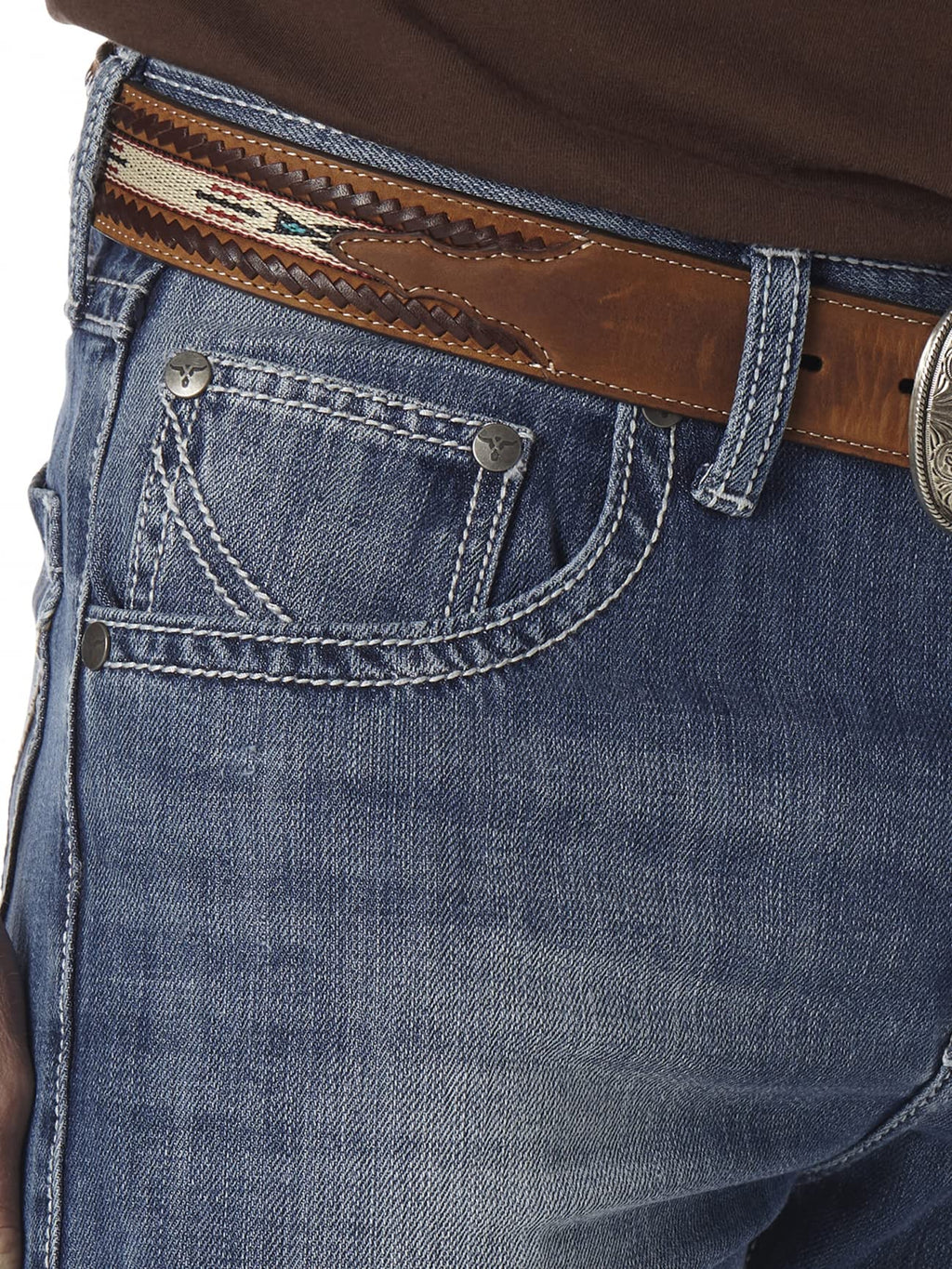 Wranglermens20x No. 42 Vintage Boot Cut Jean Light Blue