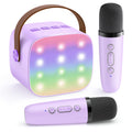 YLL Karaoke Machine for Kids, Portable Mini Speaker with 2 Wireless Microphones, 2026 TOP Kids Gifts for Girls Ages 3, 4, 5, 6, 7, 8, 9, 10, 12 +Years Old, 4-12th Birthday Present Toy Party (Purple)