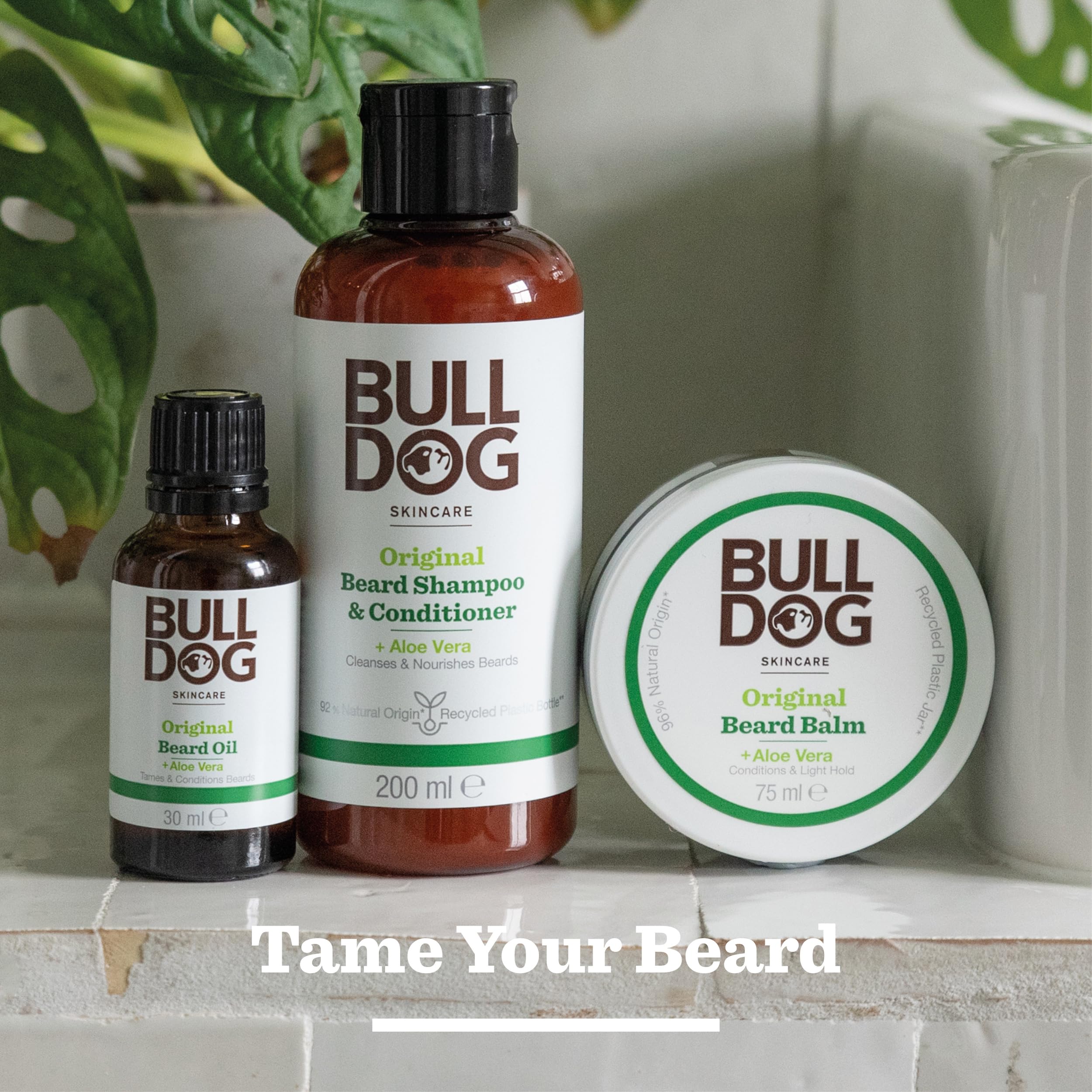 Bulldog Skincare Original Beard Oil, Men's Grooming, Beard Moisturiser for Softer, Supple Beards, 30g