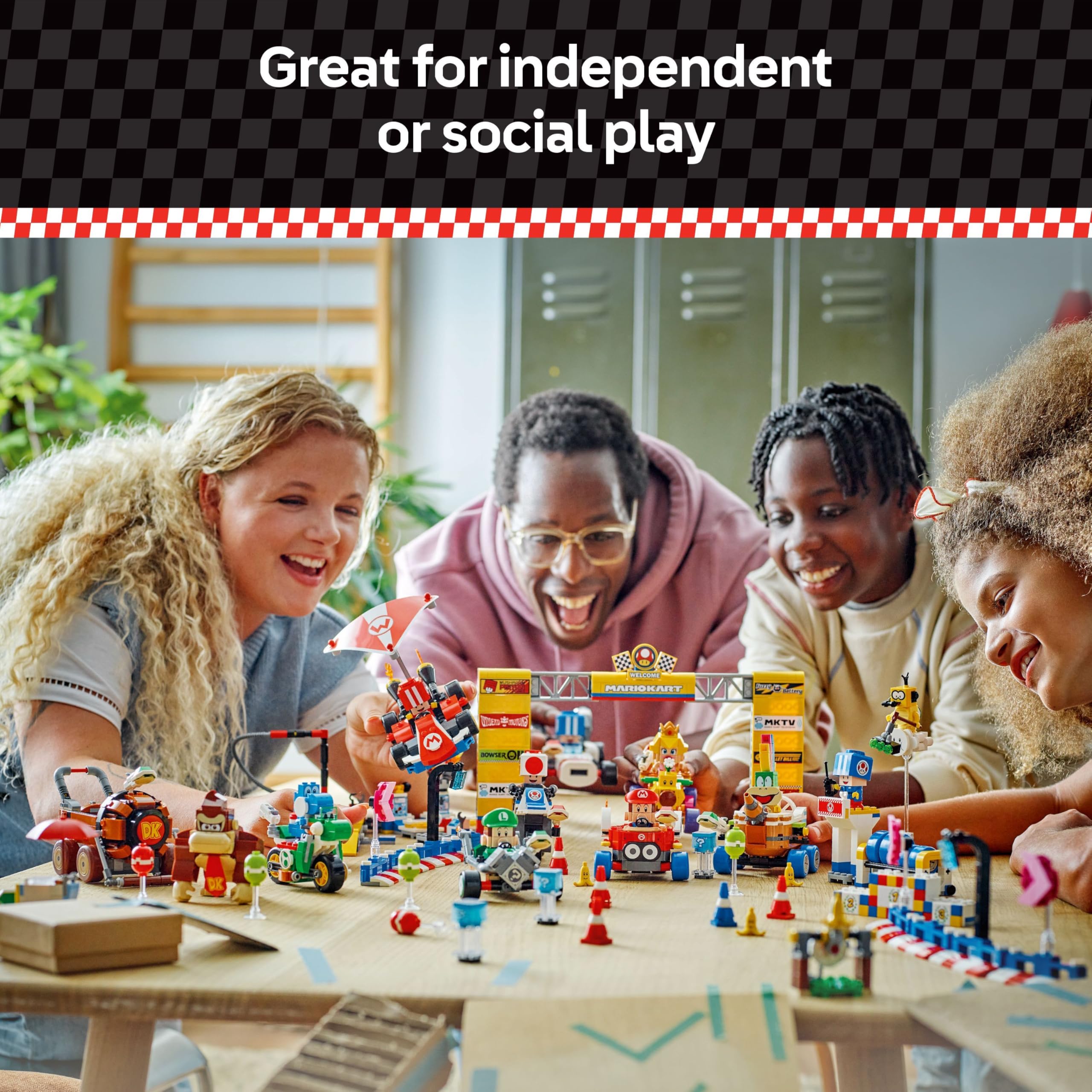 LEGO Super Mario: Mario Kart Standard Kit - Collectible Toy Building Set for Kids, Boys and Girls, Ages 7+ - Nintendo Mario Kart Toy for Fans - Gift Idea for Birthdays - 72032