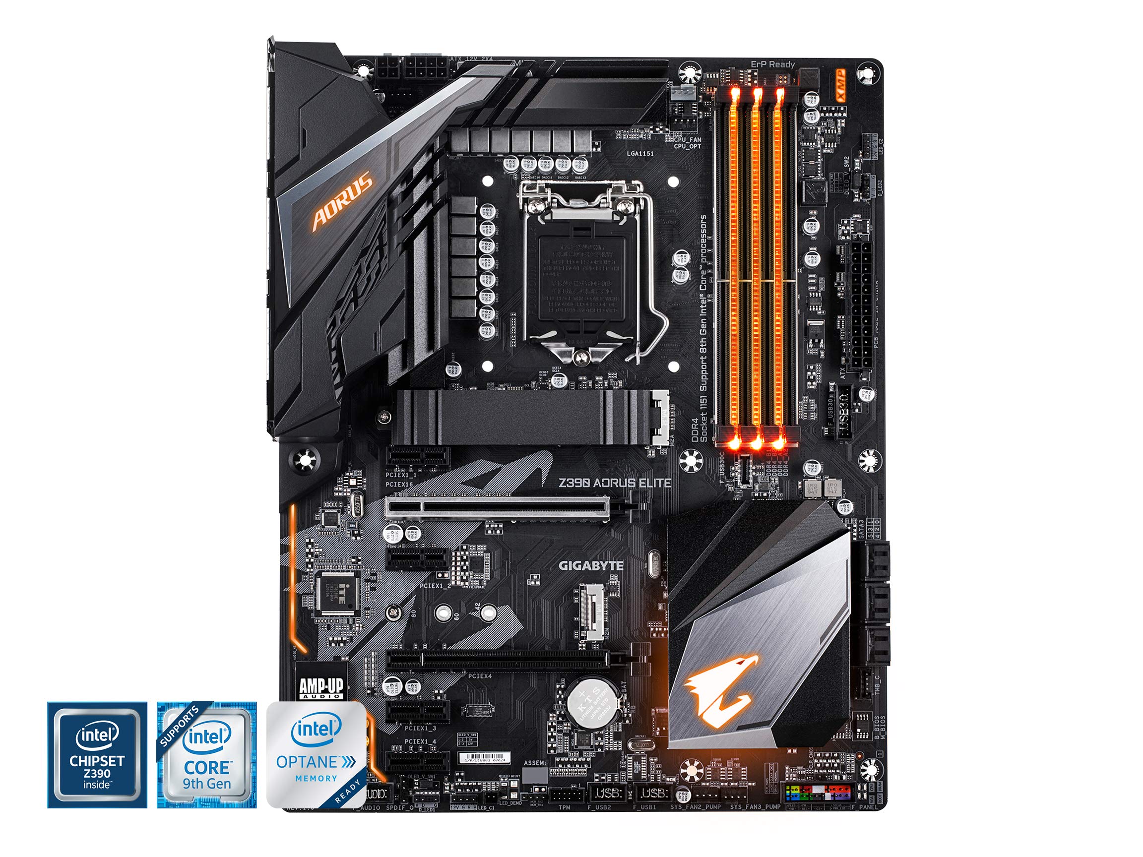 Gigabyte Z390 AORUS Elite (Intel LGA1151/Z390/ATX/2xM.2/Realtek ALC1220/RGB Fusion/Gaming Motherboard)