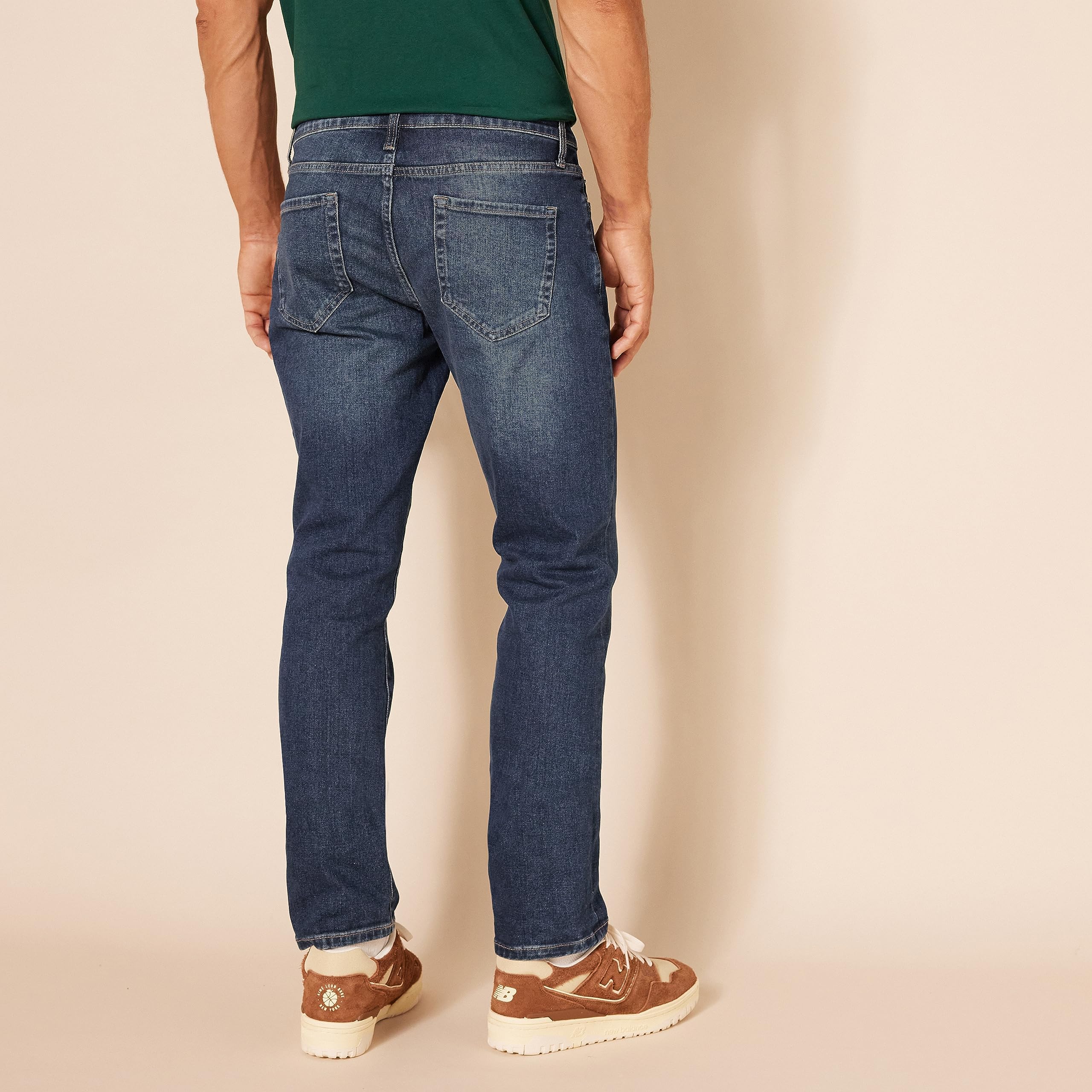 Amazon Essentials Men's Slim-Fit Jeans - Discontinued Colors, Dark Wash, 30W x 34L