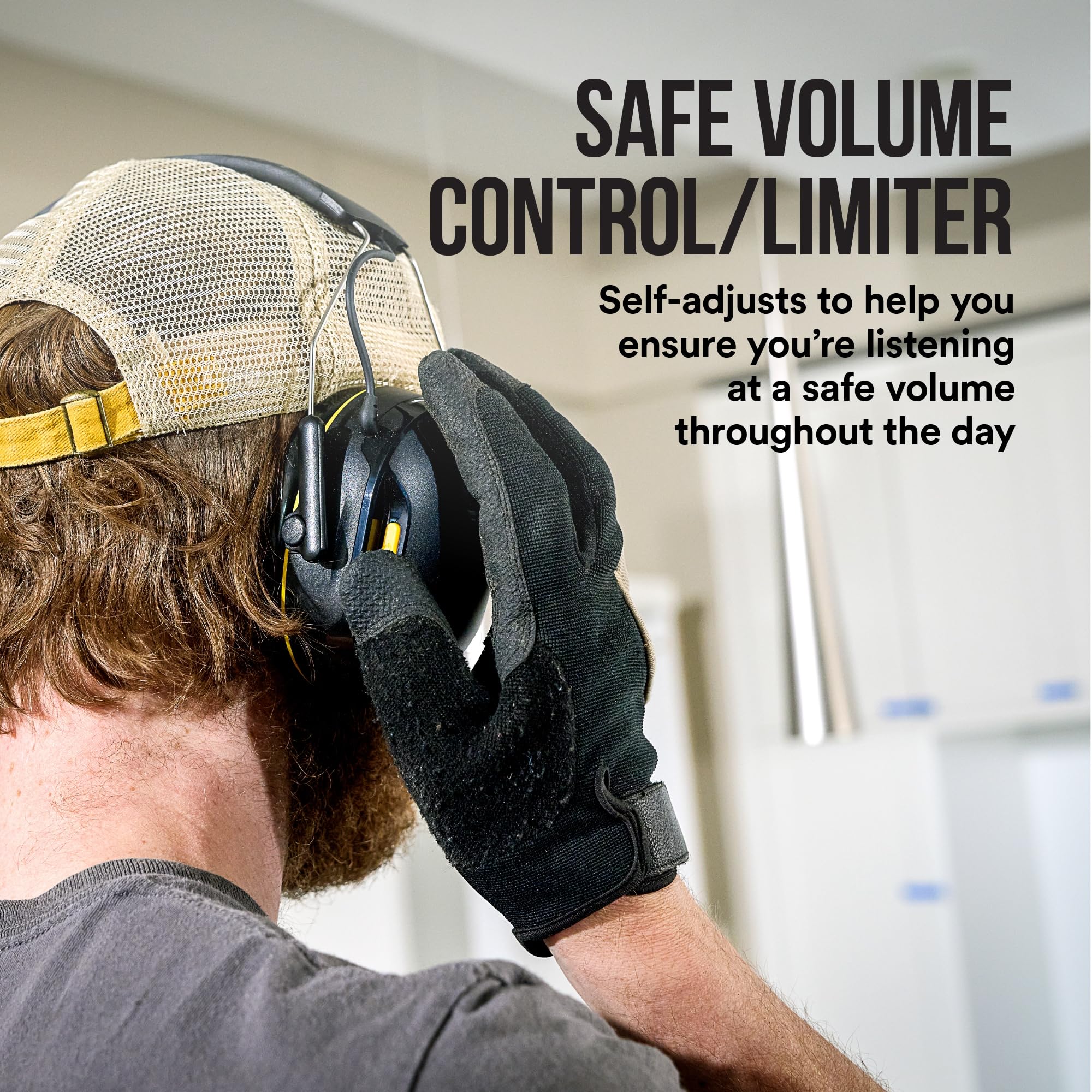 3M WorkTunes Connect Wireless Hearing Protector with Bluetooth Technology, Bluetooth Hearing Protection with a 26 dB Noise Reduction Rating