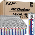 Powermax ACDelco 200-Count AA Batteries, Super Alkaline Battery, 10-Year Shelf Life, Recloseable Packaging