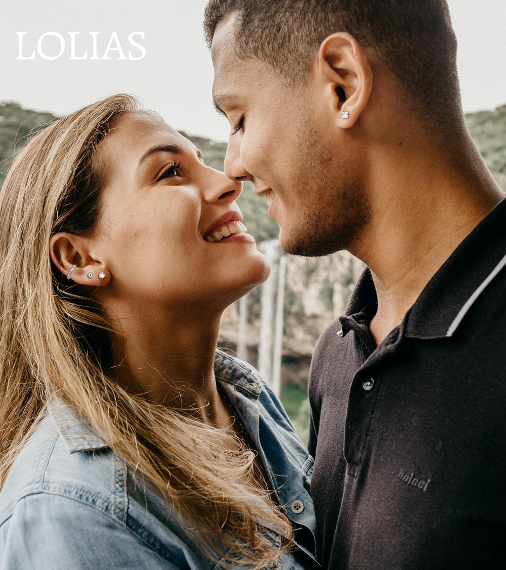 LOLIAS Hypoallergenic Surgical Steel Earrings for Sensitive Ears-Flat Back Earrings for Women Men 20G Small Stainless Steel Flatback Stud Hoop Cartilage Earring Stacks for Multiple Piercing Silver