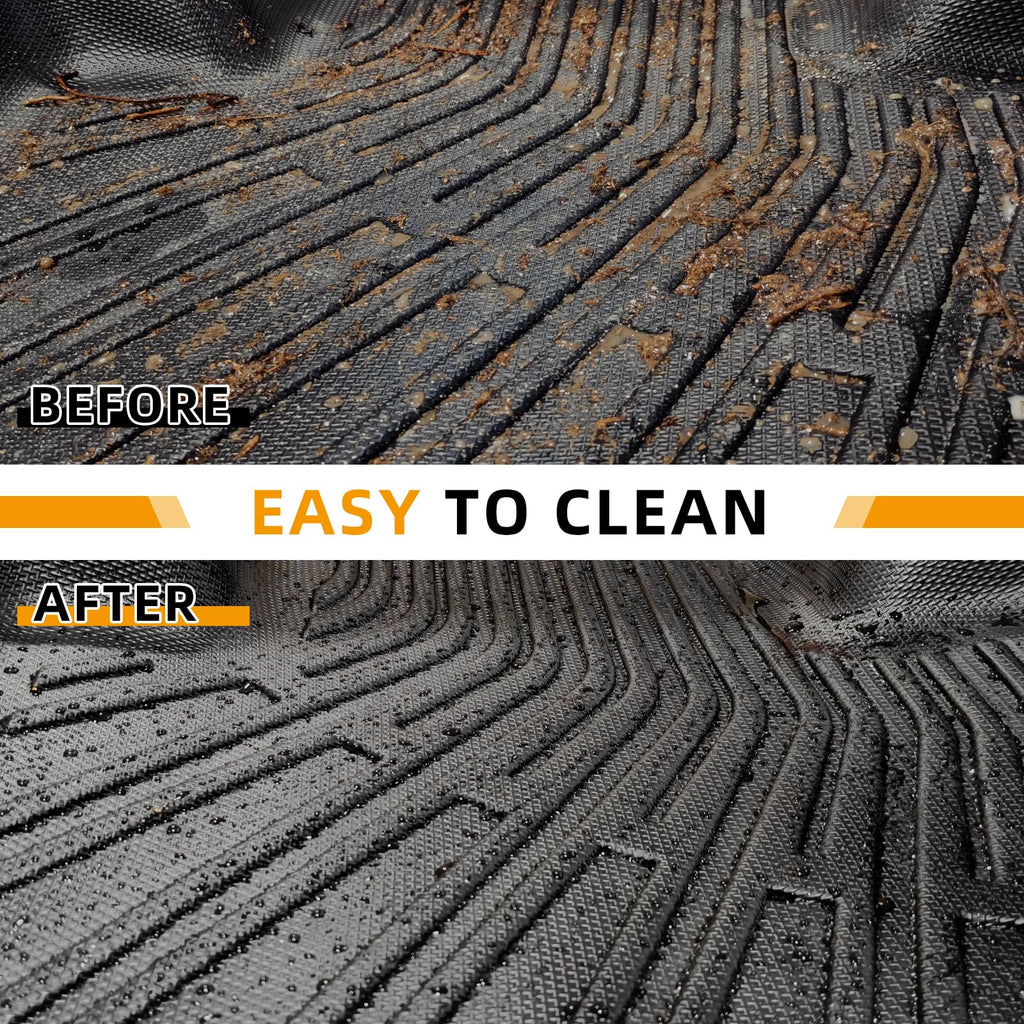 Floor Mats for Subaru Crosstrek 2013-2016-2017, for Subaru Impreza 2012-2016, Front Rear Mats & Cargo Mat, TPE Anti-Slip Waterproof Summer Winter Floor Liners Crosstrek Floor Mats Accessories