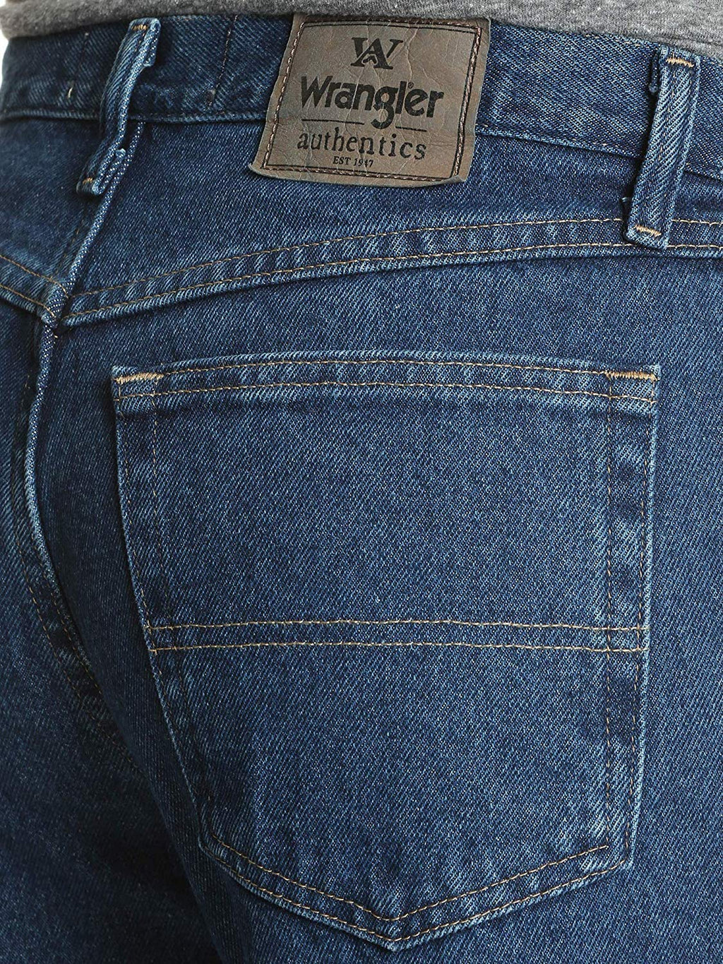 Classic 5-Pocket Relaxed Fit Cotton Jean, Dark Stonewash, 40W X 28L