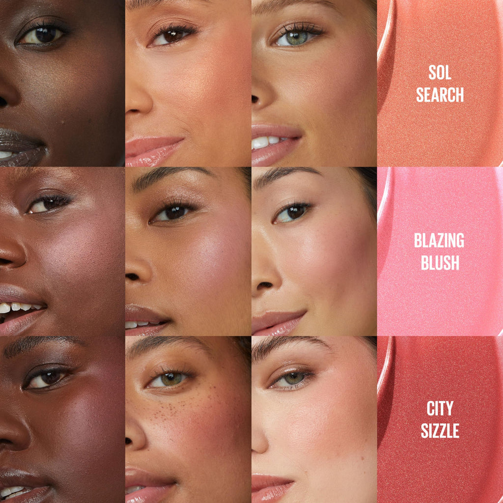 Maybelline Sunkisser Multi-Use Liquid Blush and Bronzer, Blendable, Longwear, Glowy Make Up, Sol Search, 1 Count