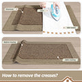 BEQHAUSE Indoor Door Mat 20" x 32", Dirt Trapper Door Mats Non-Slip Entryway Rugs Washable, Resist Dirt Absorbent Welcome Mat, Low Profile Floor Mats for Front Back Door and Entryway, Taupe