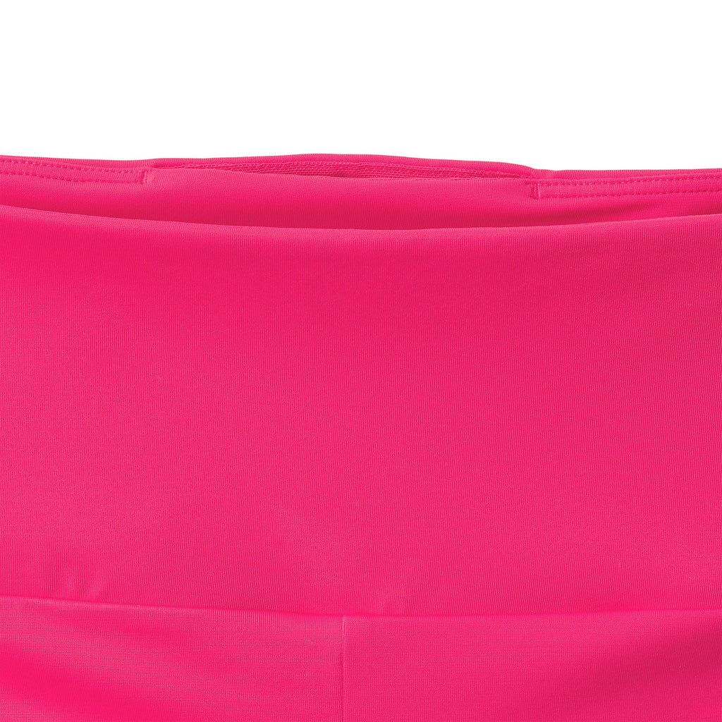 Lands' End Women's Tugless High Waisted Swim Boy Shorts 2 Riviera Rose